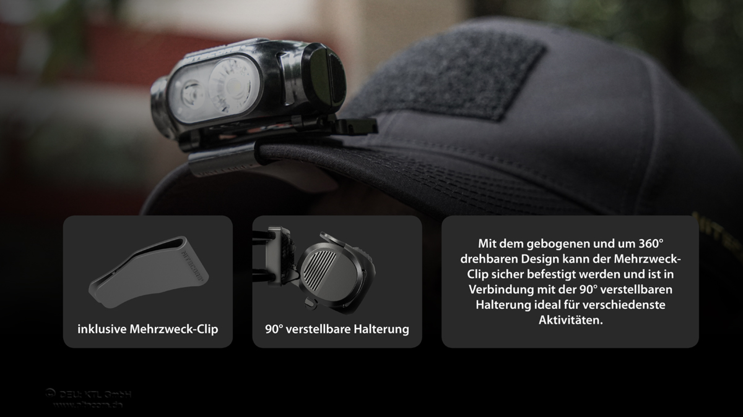 Nitecore Pro Kopfleuchte HA11 - 240 Lumen