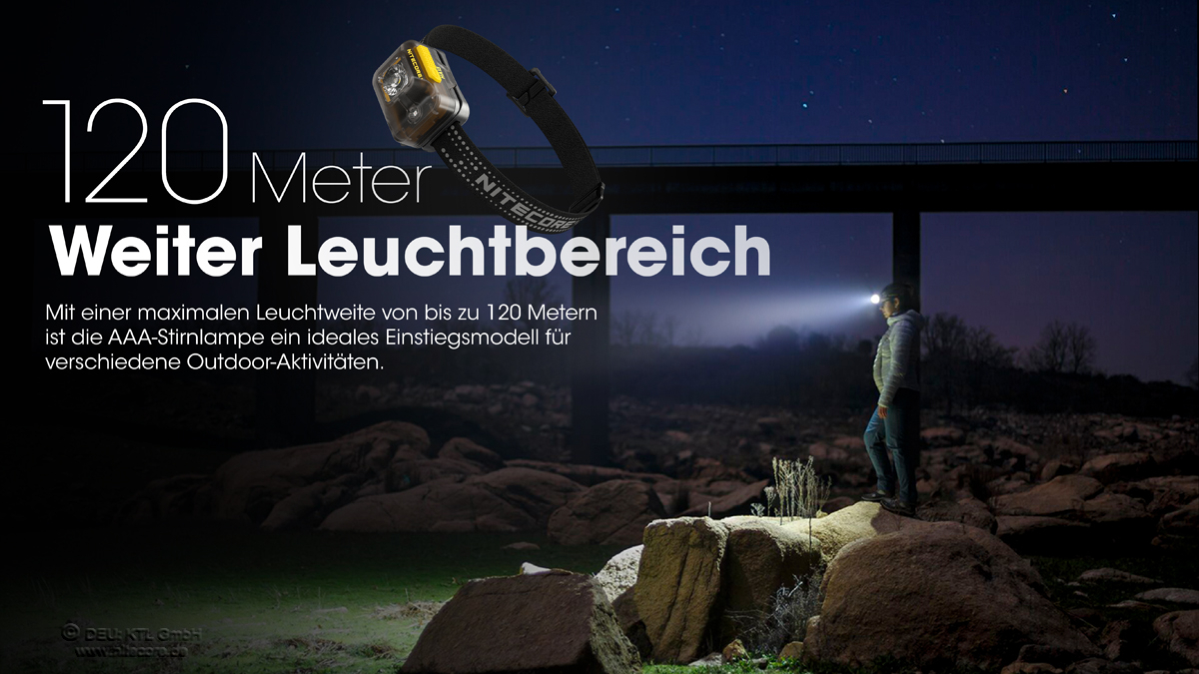 Nitecore Pro Kopfleuchte HA13 - 350 Lumen