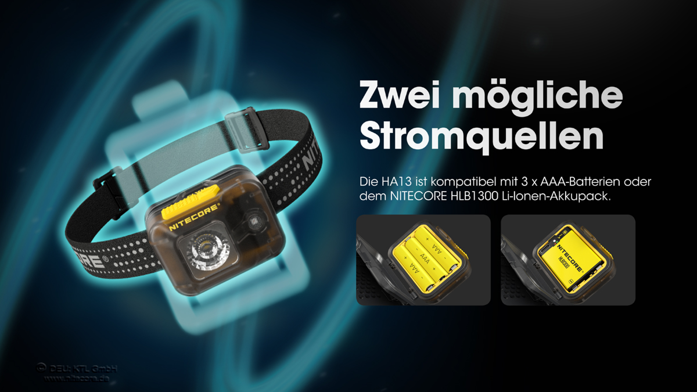 Nitecore Pro Kopfleuchte HA13 - 350 Lumen