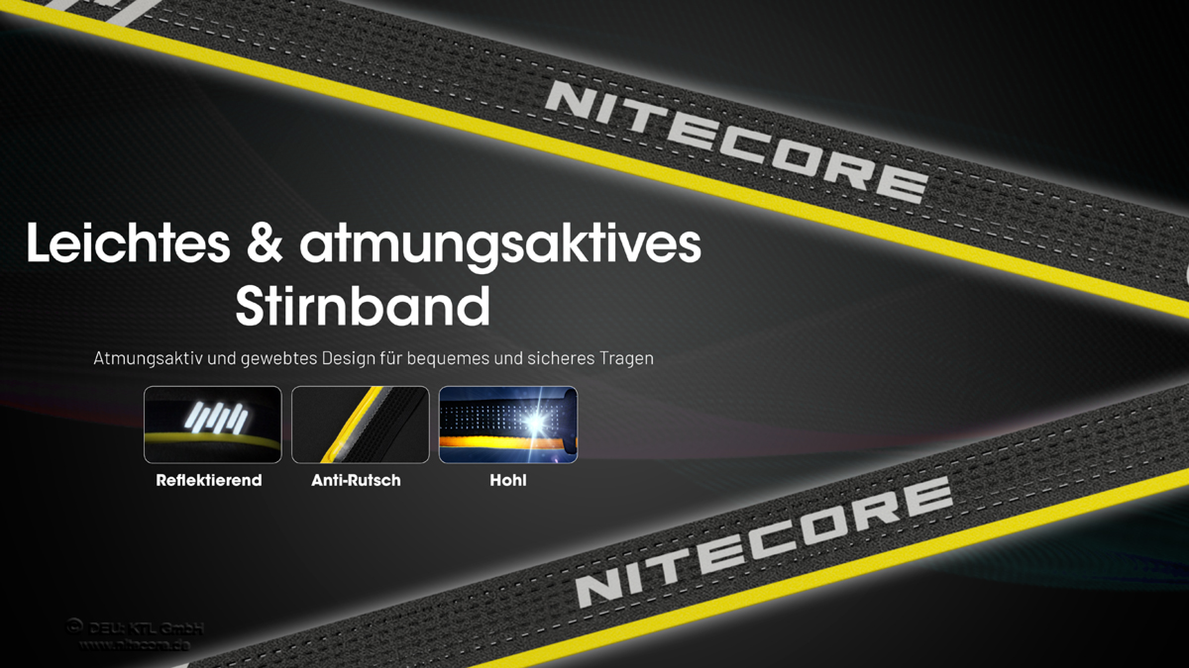 Nitecore Kopfleuchte HA15 UHE - 400 Lumen, NL1411R
