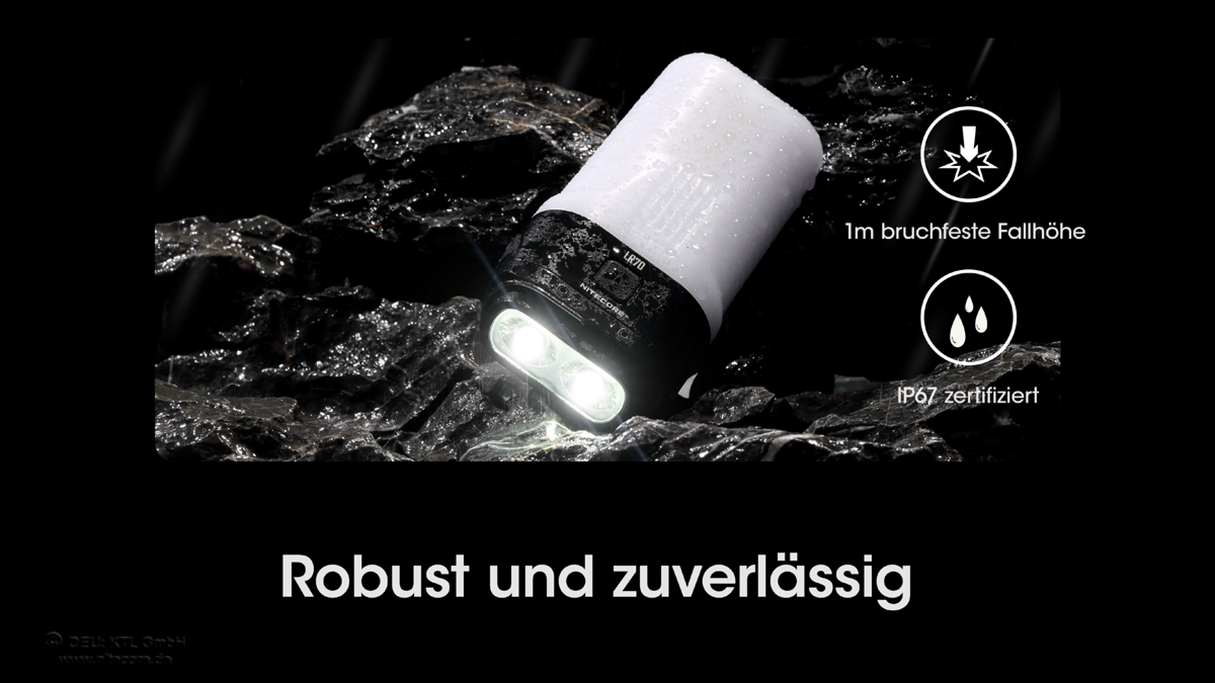Nitecore LR70 - 3000 lumens - flashlight, power bank, lantern