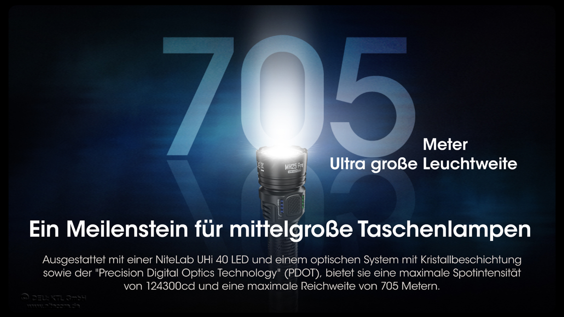 Nitecore Taschenlampe MH25 PRO - 3300 Lumen