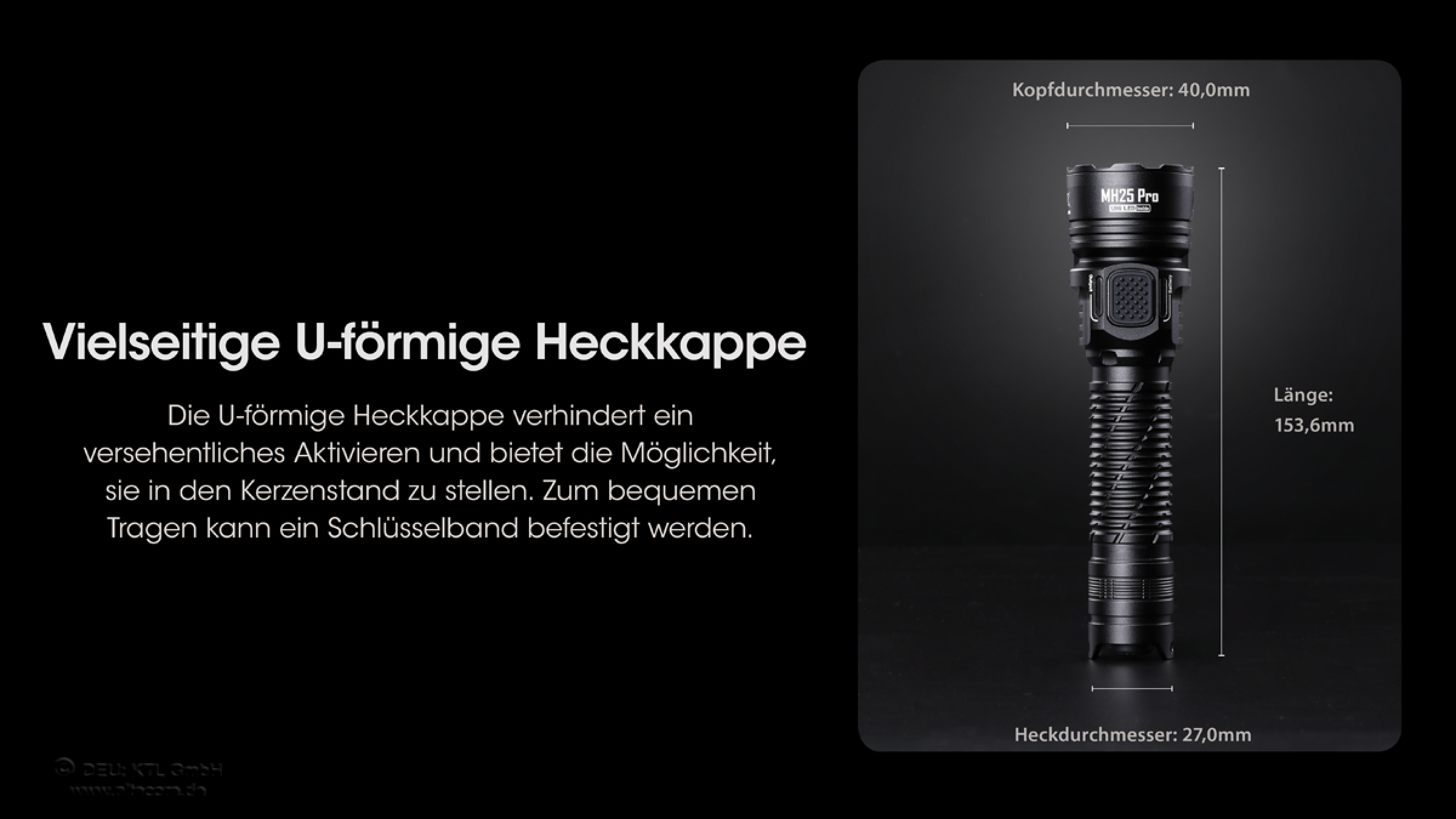 Nitecore Taschenlampe MH25 PRO - 3300 Lumen