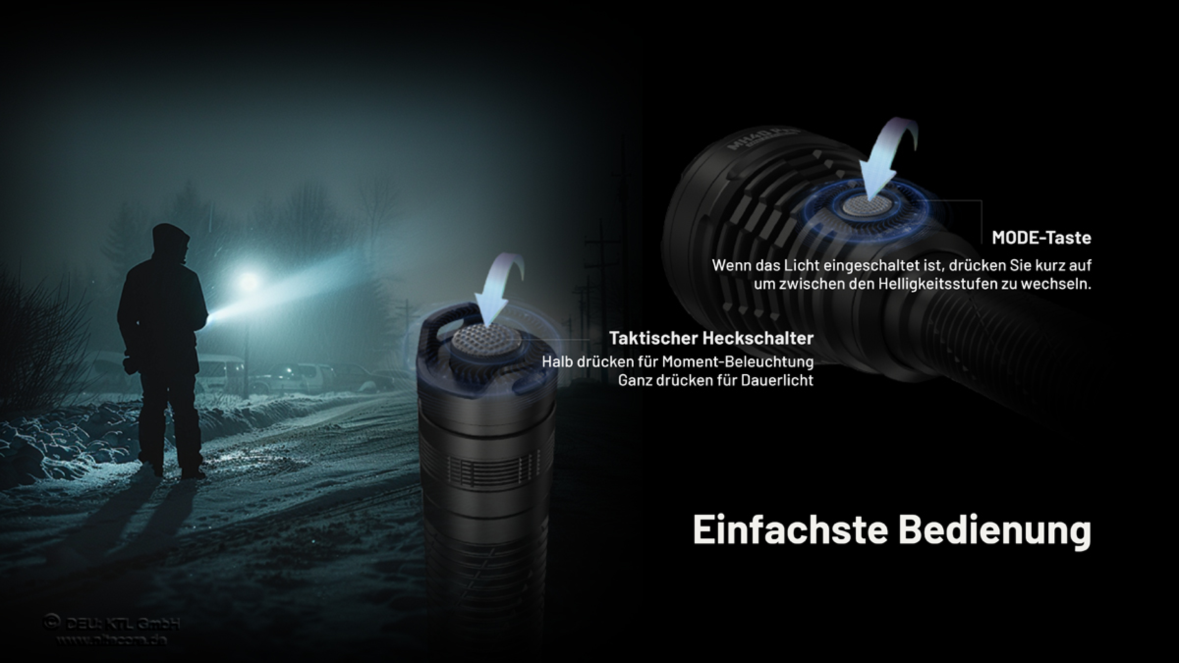 Nitecore  Taschenlampe MH40 PRO - 3500 Lumen