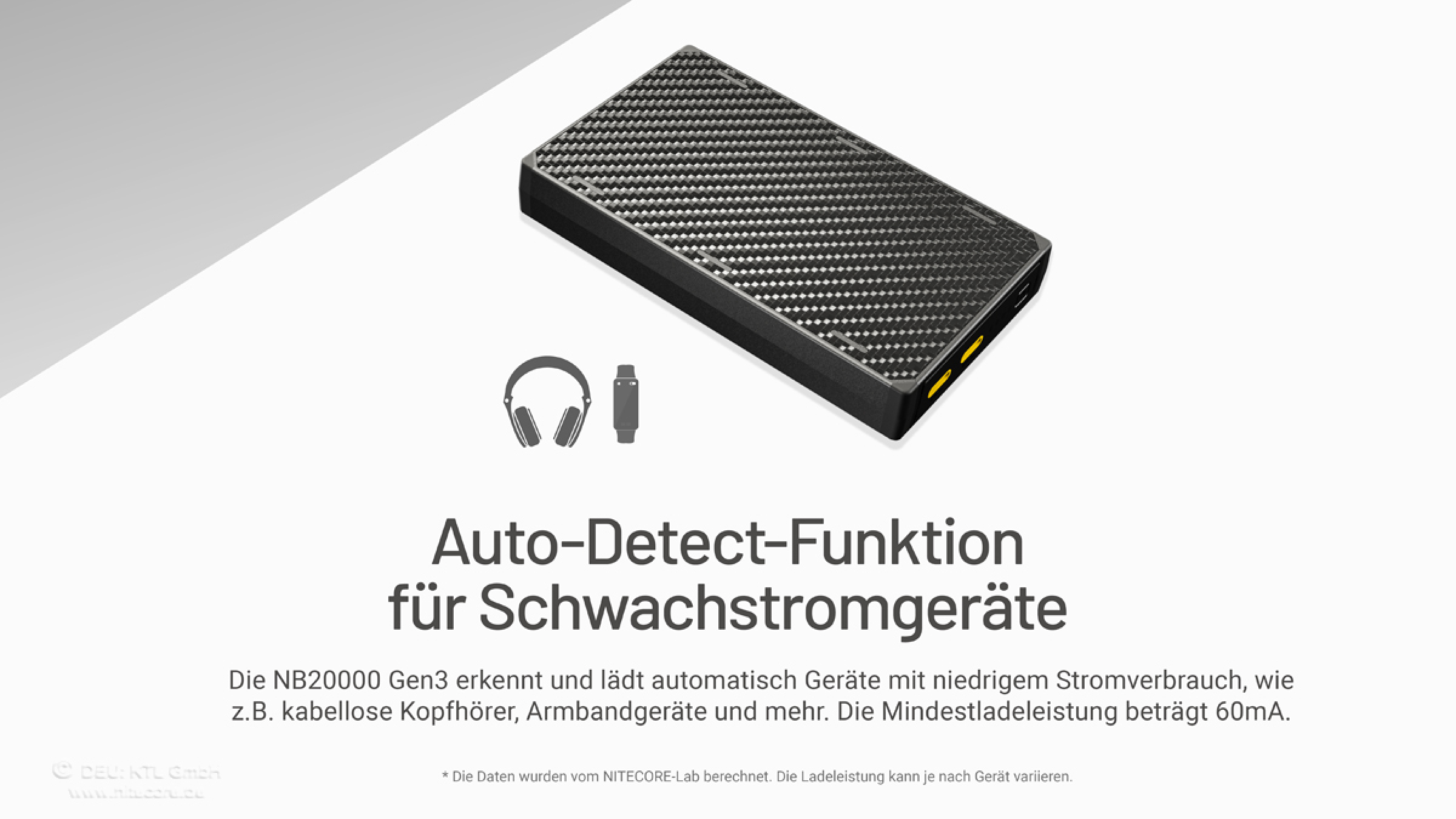 Nitecore Powerbank NB20000 GEN3 - 20000mAh