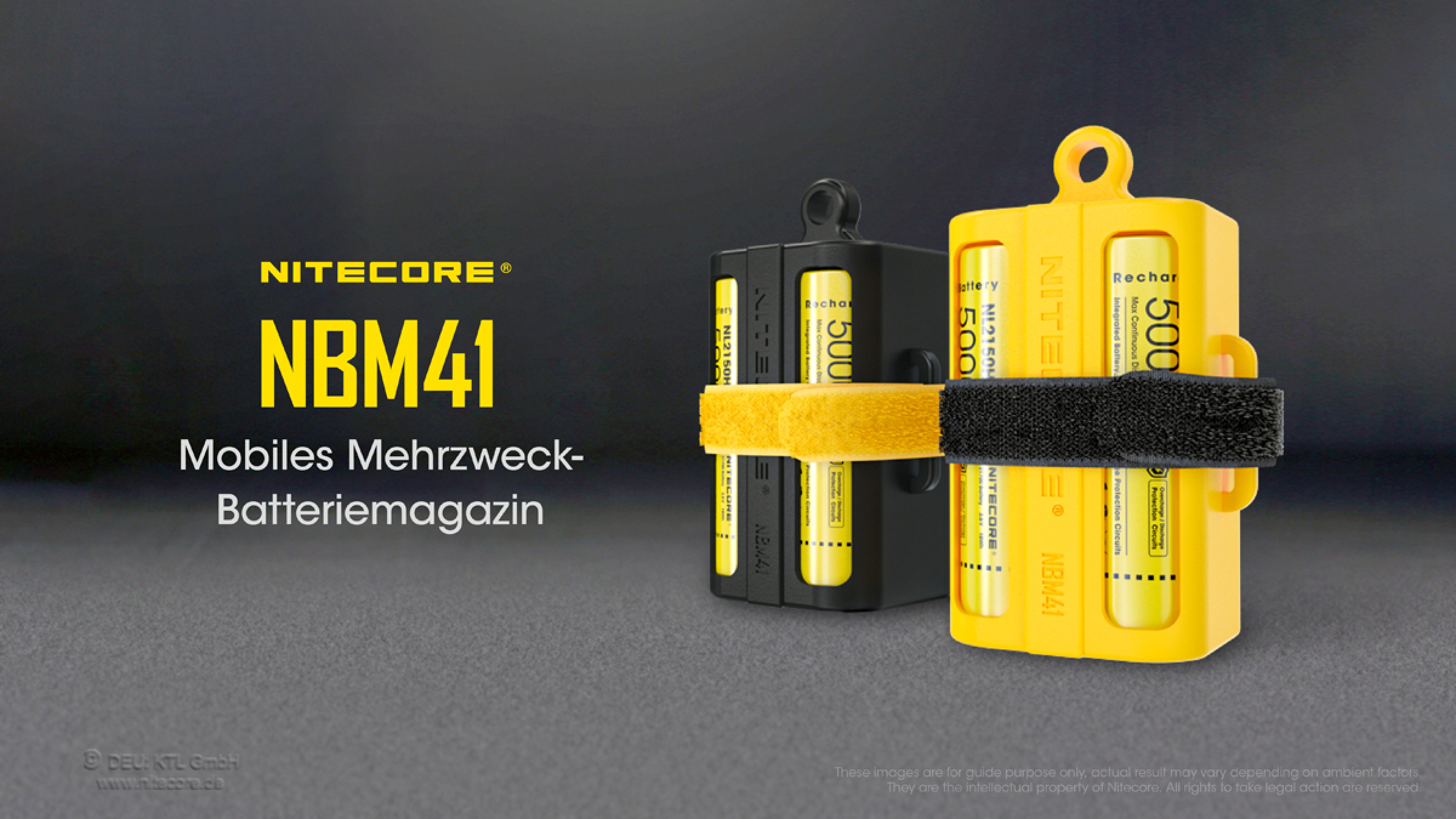 Nitecore Batteriemagazin NBM41 - schwarz