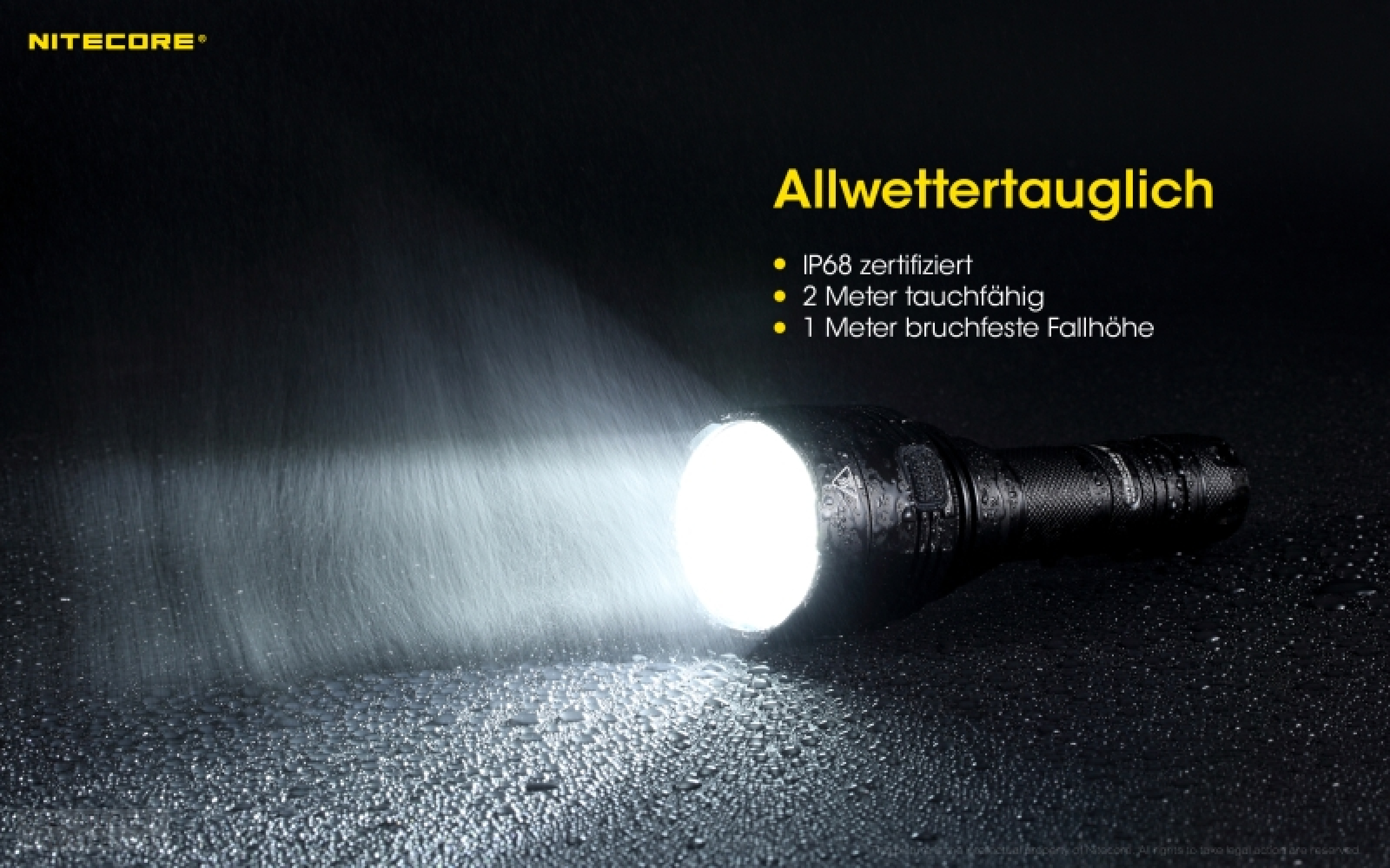 Nitecore Pro Taschenlampe NEW P30 inkl. NL2150R