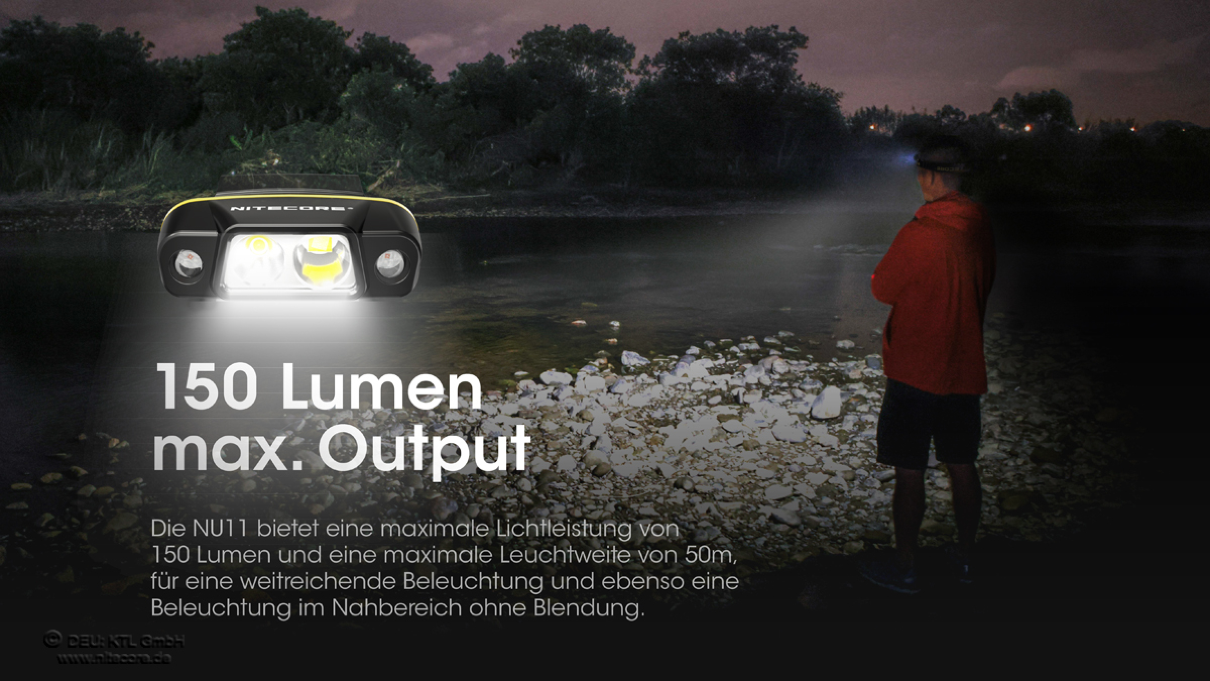 Nitecore NU11 - Clipleuchte mit IR-Sensor