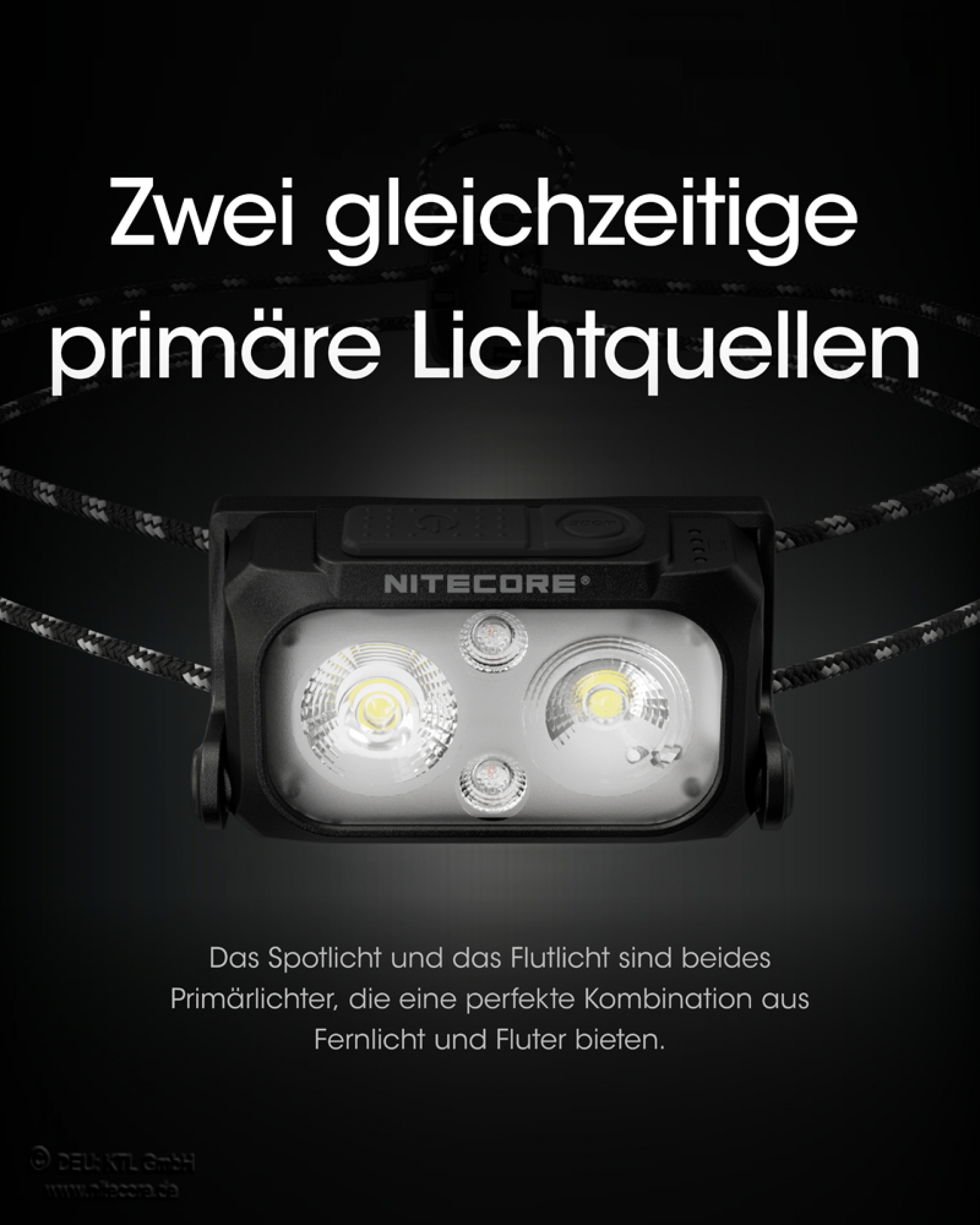 Nitecore Stirnleuchte NU25 Ultralight inkl. Akku