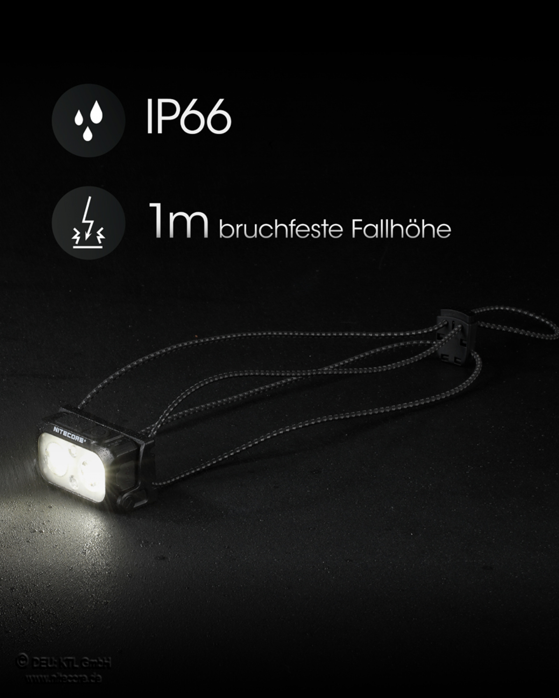 Nitecore Stirnleuchte NU25 Ultralight inkl. Akku