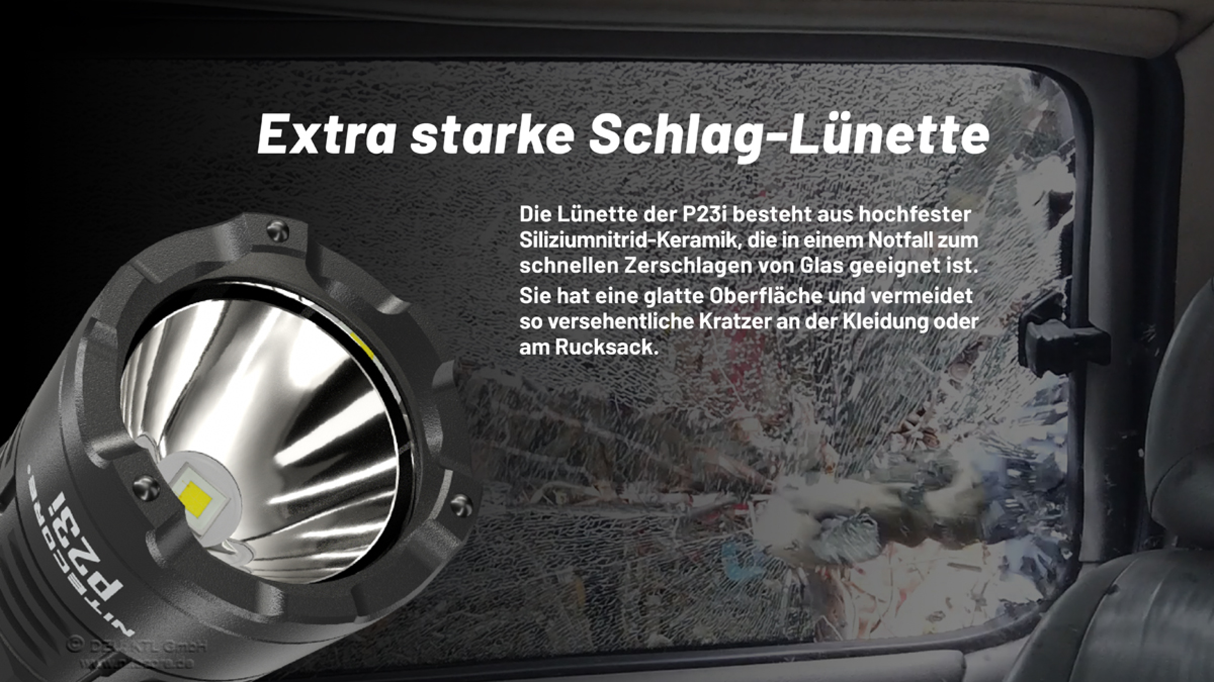 Nitecore Pro Taschenlampe P23i - 3000 Lumen