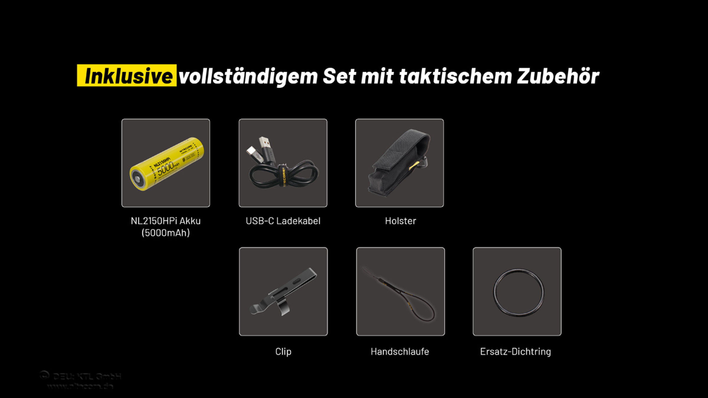 Nitecore Pro Taschenlampe P23i - 3000 Lumen