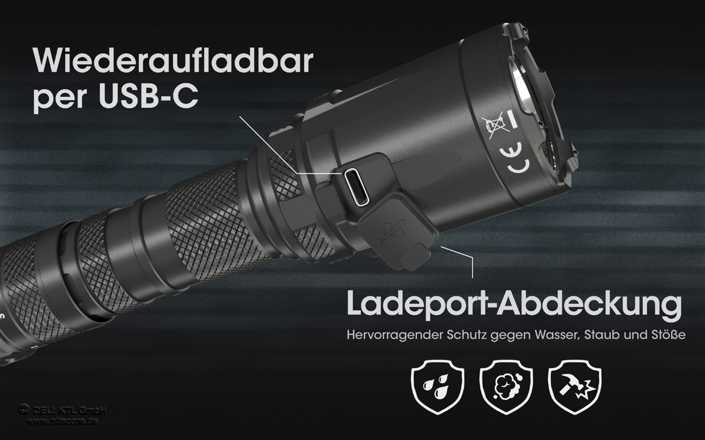 Nitecore Pro Taschenlampe SRT6i - 2100 Lumen