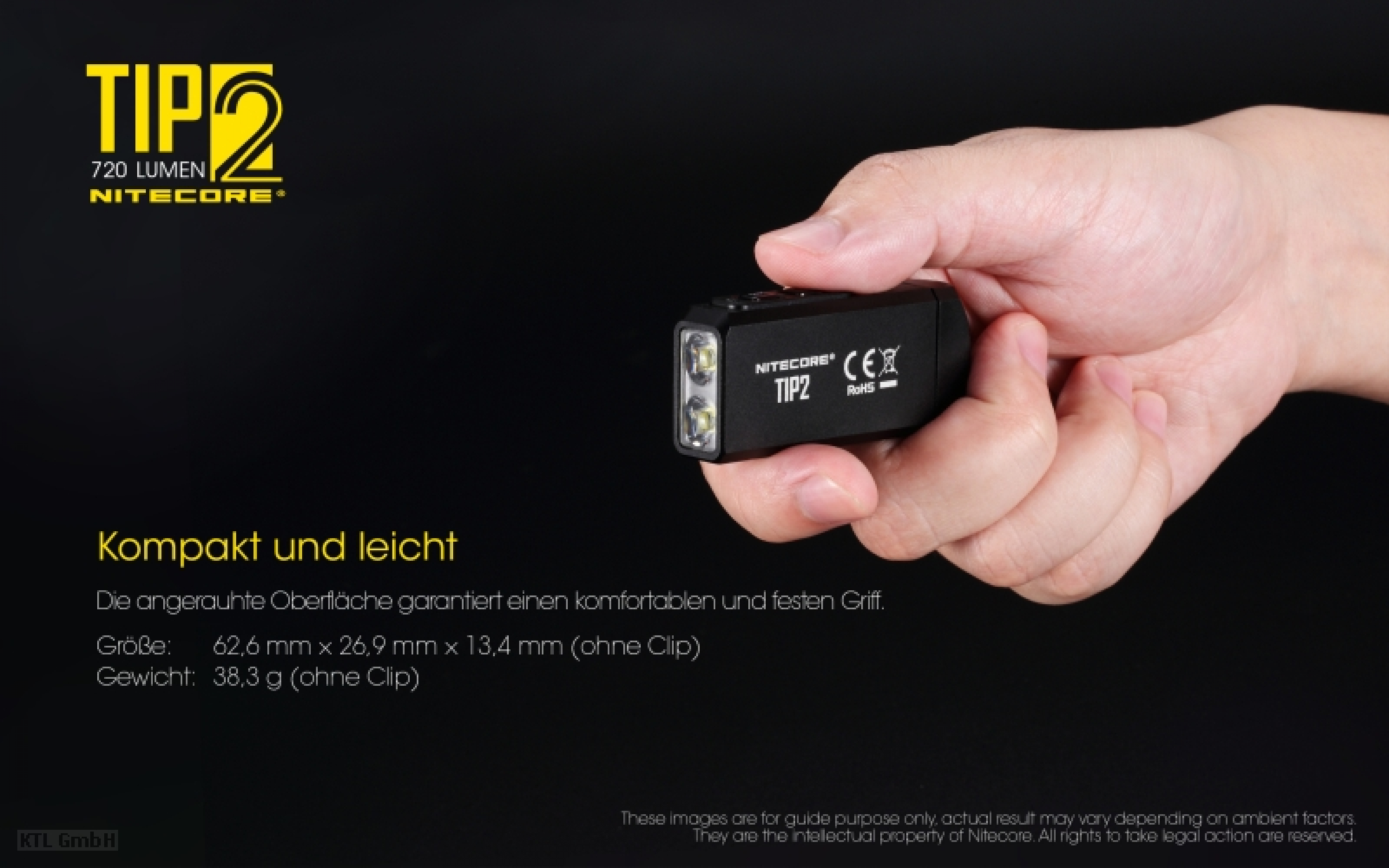 Nitecore Keyring Schlüsselbundlampe TIP 2