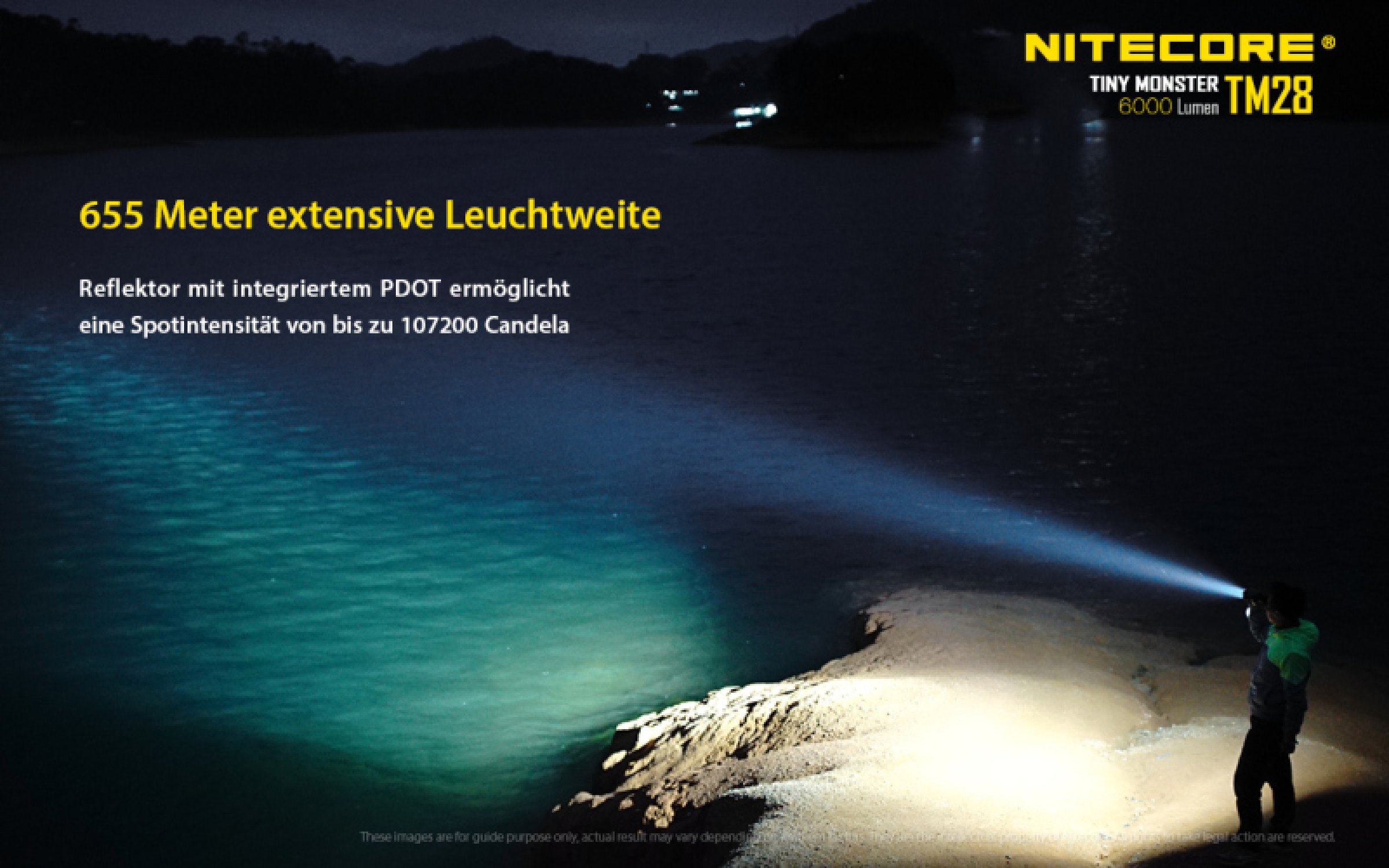 Nitecore Taschenlampe TM28 - 6000 Lumen