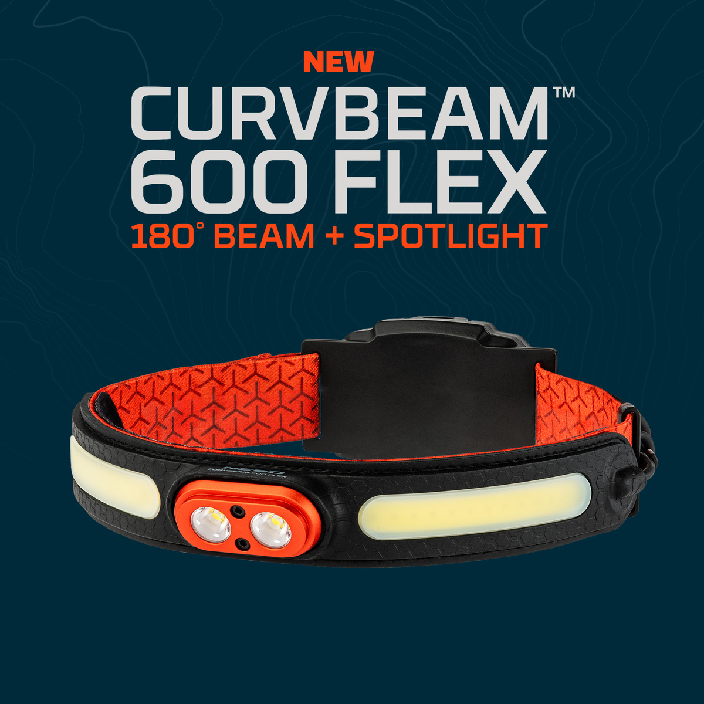 NEBO Kopfleuchte CURVBEAM 600 FLEX hybrid 600 Lumen