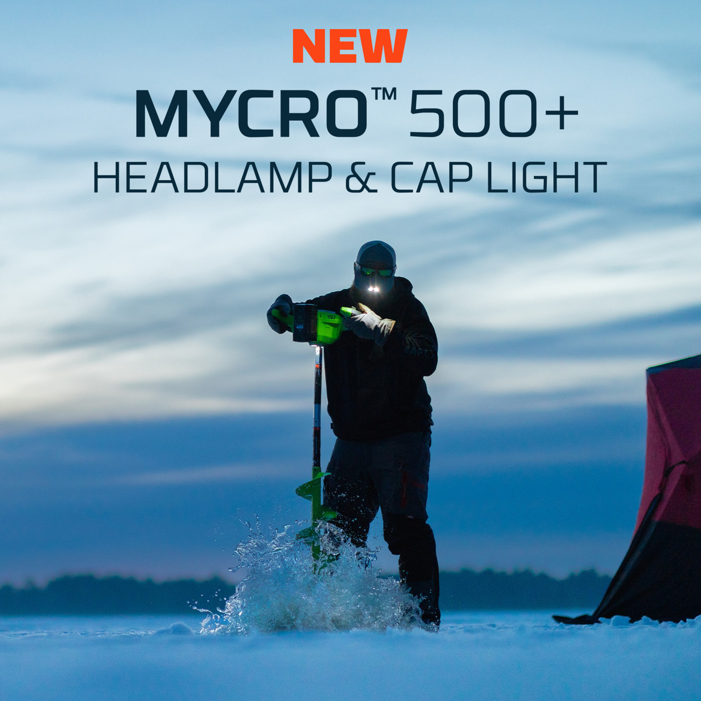 NEBO Kopfleuchte MYCRO 500+ ultraleicht wiederaufladbar 500 Lumen