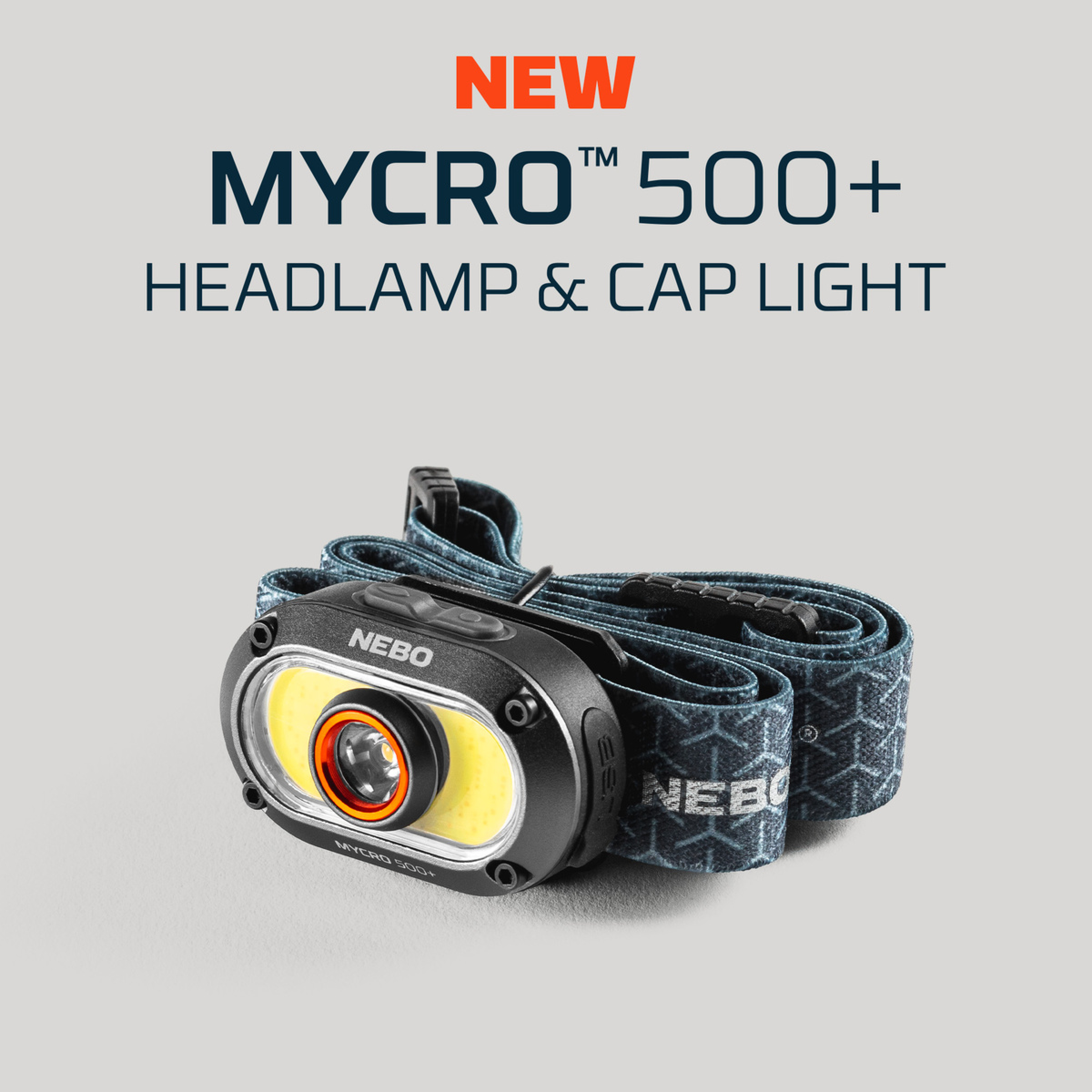 NEBO Kopfleuchte MYCRO 500+ ultraleicht wiederaufladbar 500 Lumen