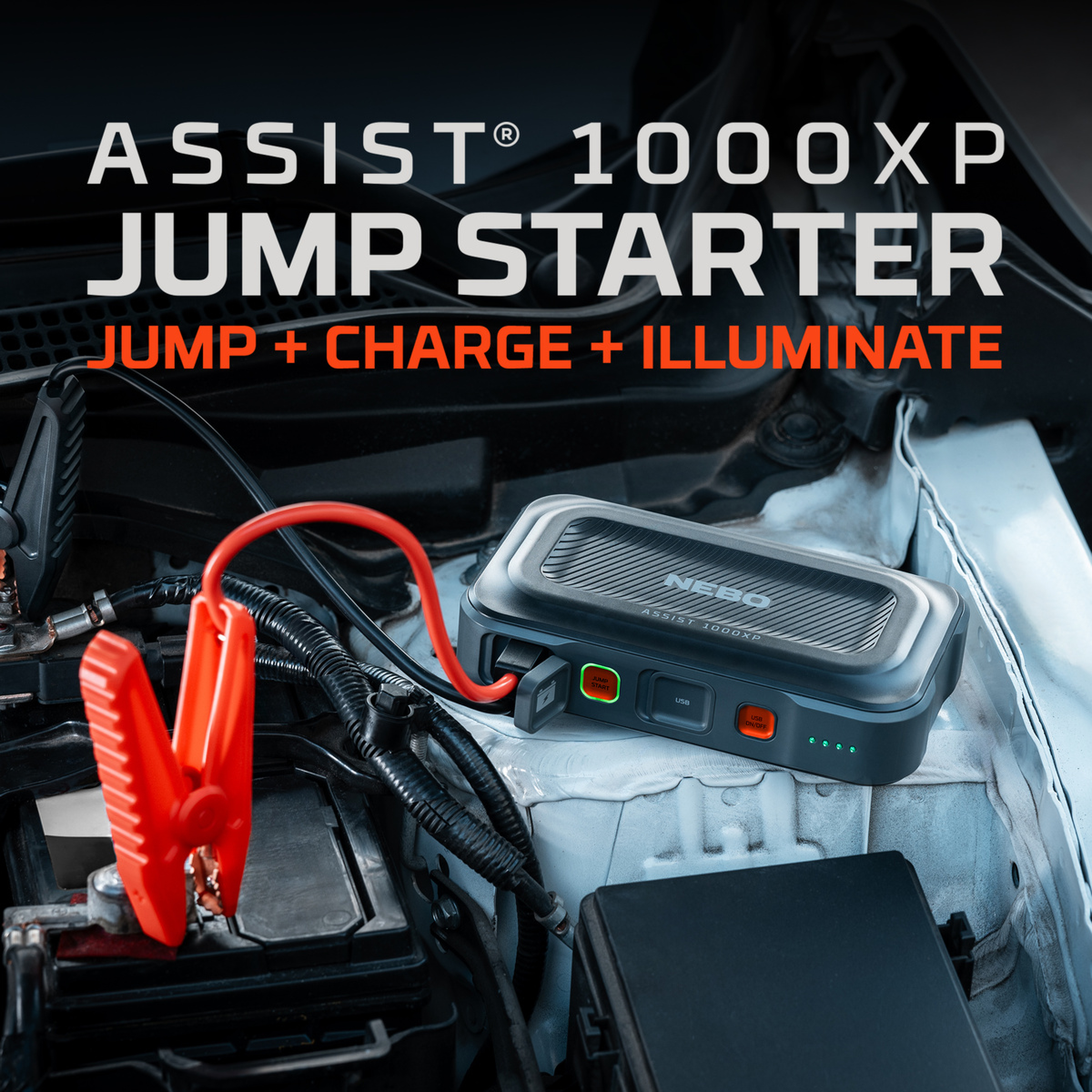 NEBO JUMPSTARTER ASSIST 1000XP 12V 1000A Power Bank & Light