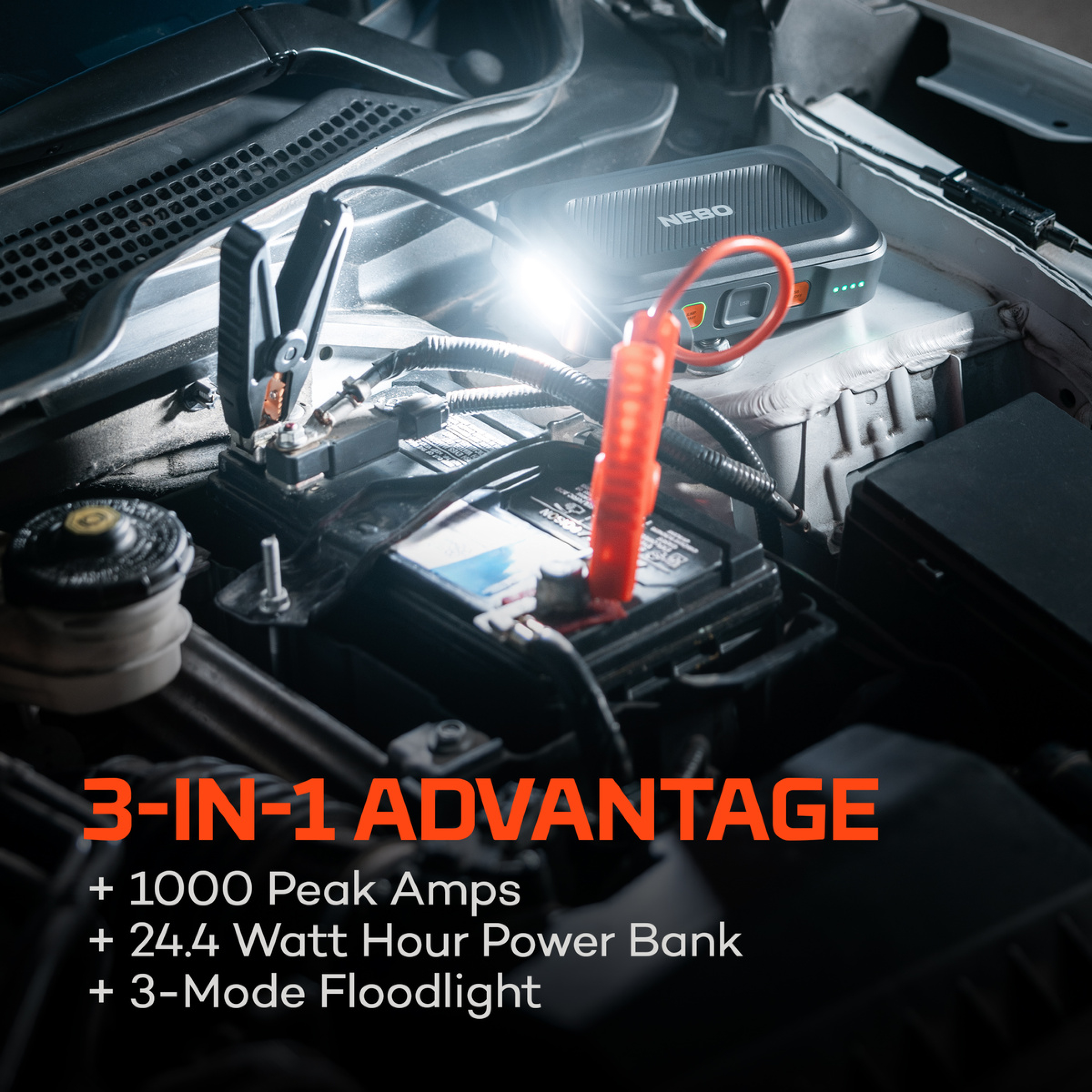 NEBO JUMPSTARTER ASSIST 1000XP 12V 1000A Power Bank & Light