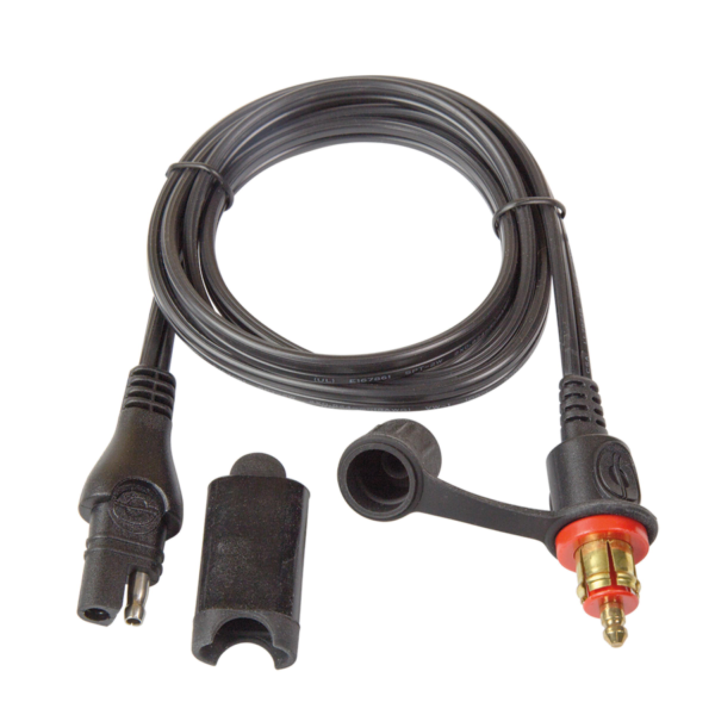Optimate CABLE O-09 Adapter-Verlängerung SAE auf BIKE 180° Stecker