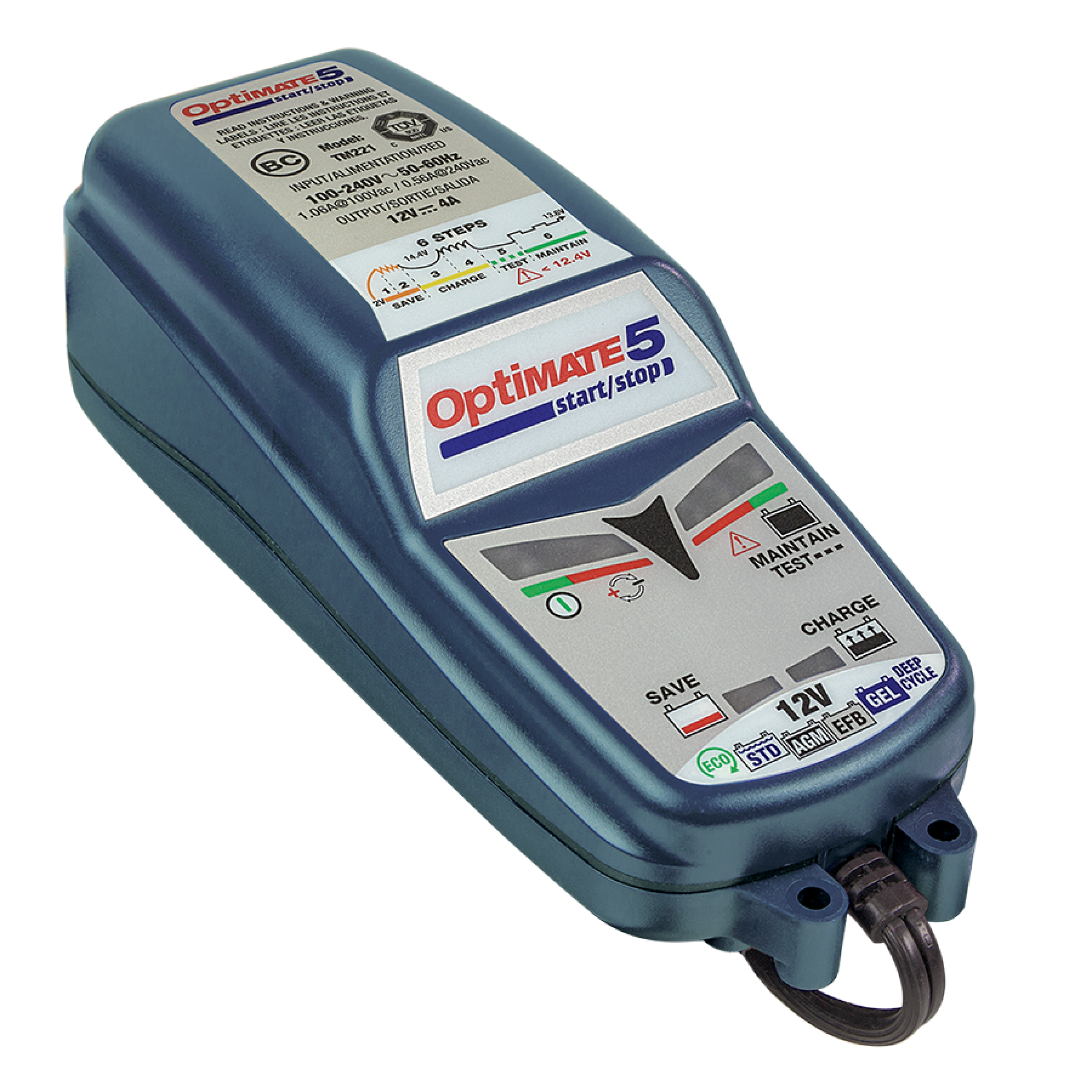 Optimate Charger 5 - 12V 12 to 160Ah