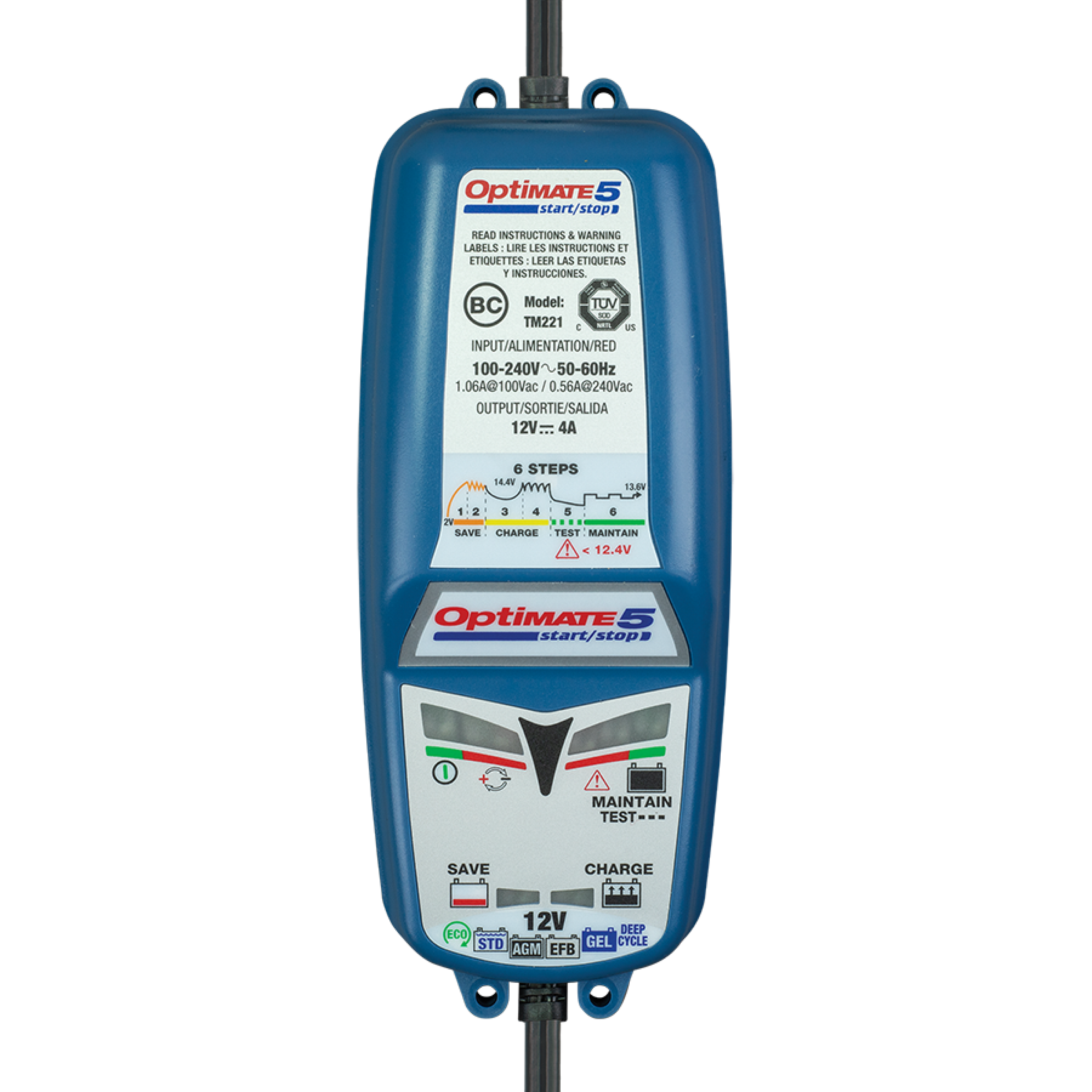 Optimate Charger 5 - 12V 12 to 160Ah