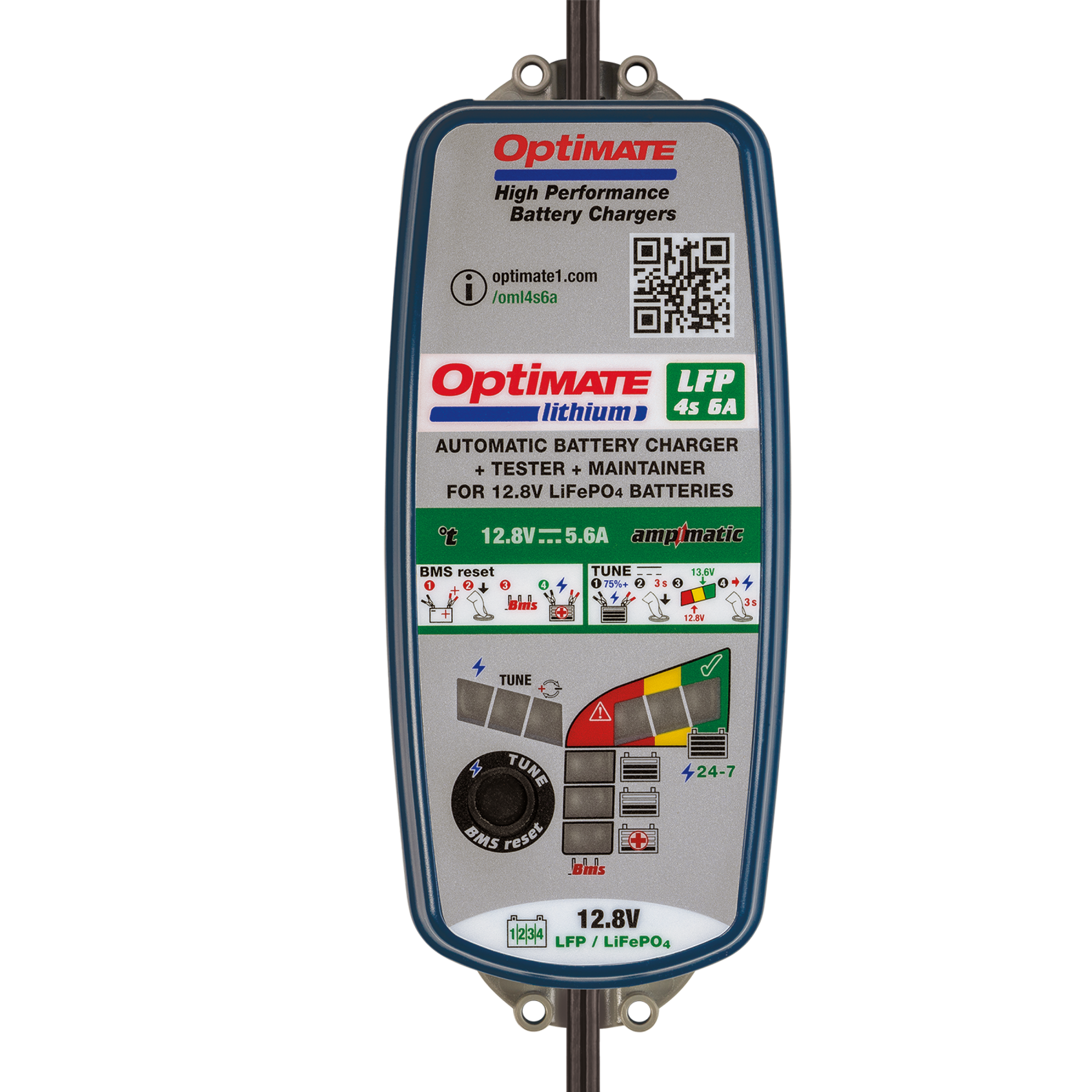 Optimate TM390 Lithium Ladegerät - 12.8V - 6A