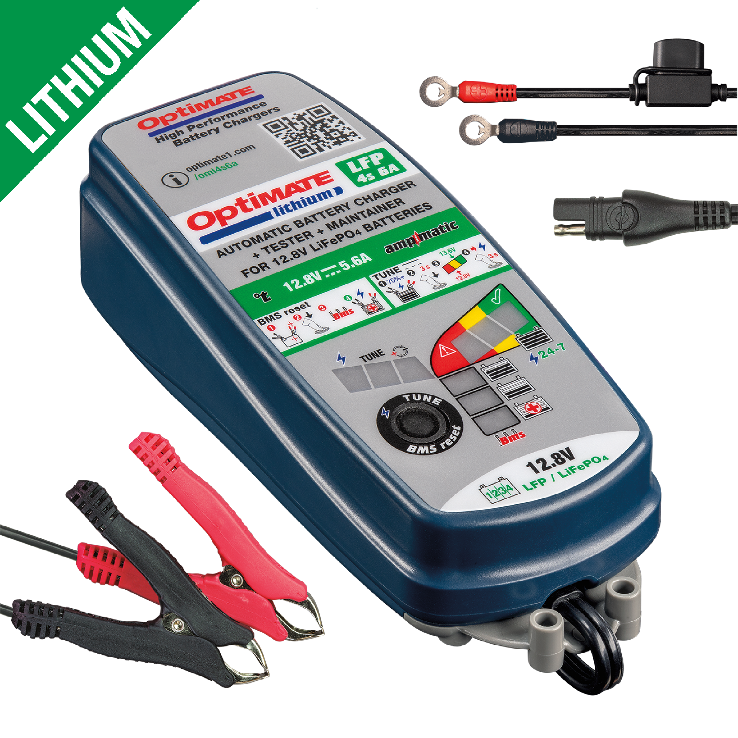 Optimate TM390 Lithium Ladegerät - 12.8V - 6A