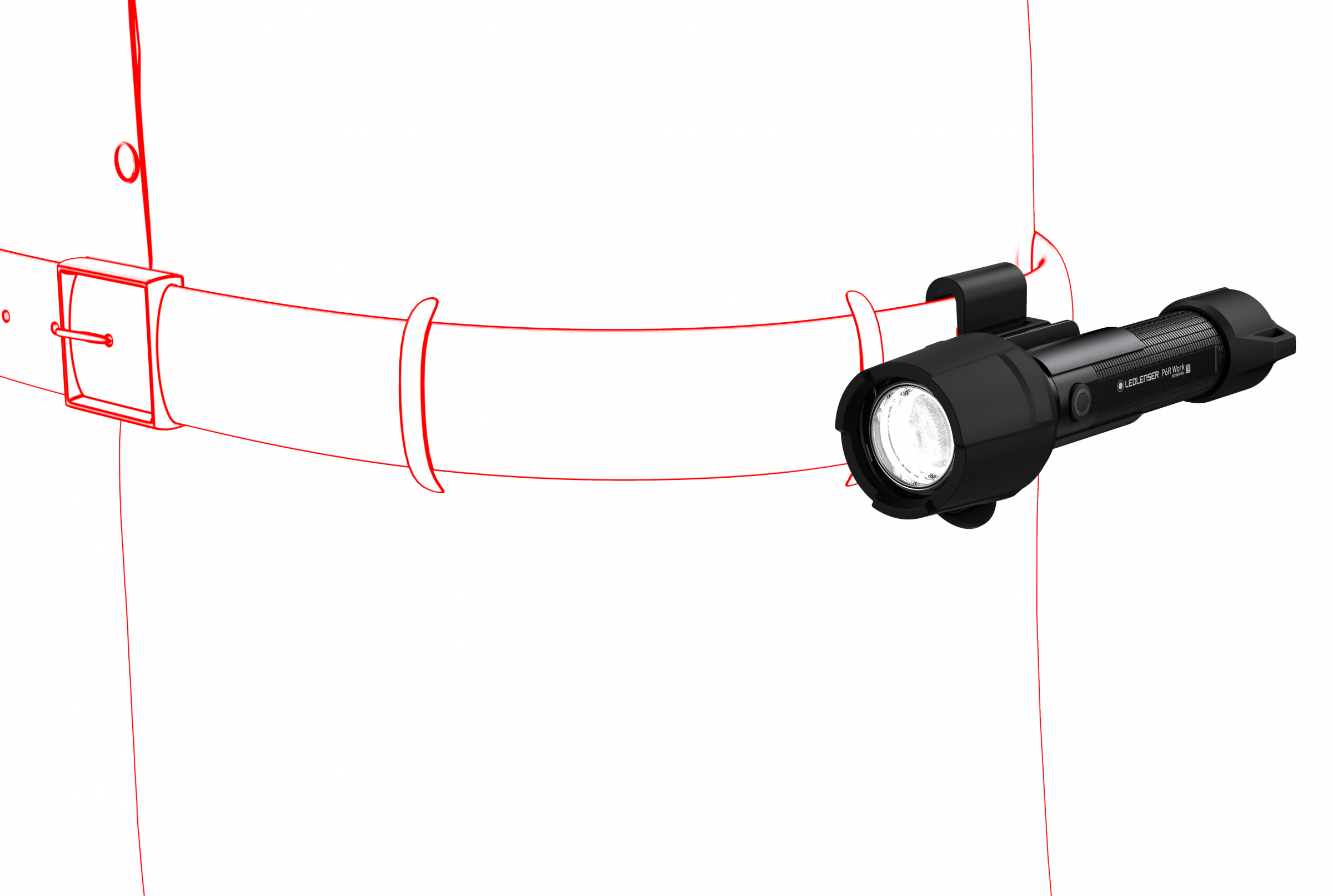 Led Lenser Taschenlampe P6R Work inkl. Li-ion Akku