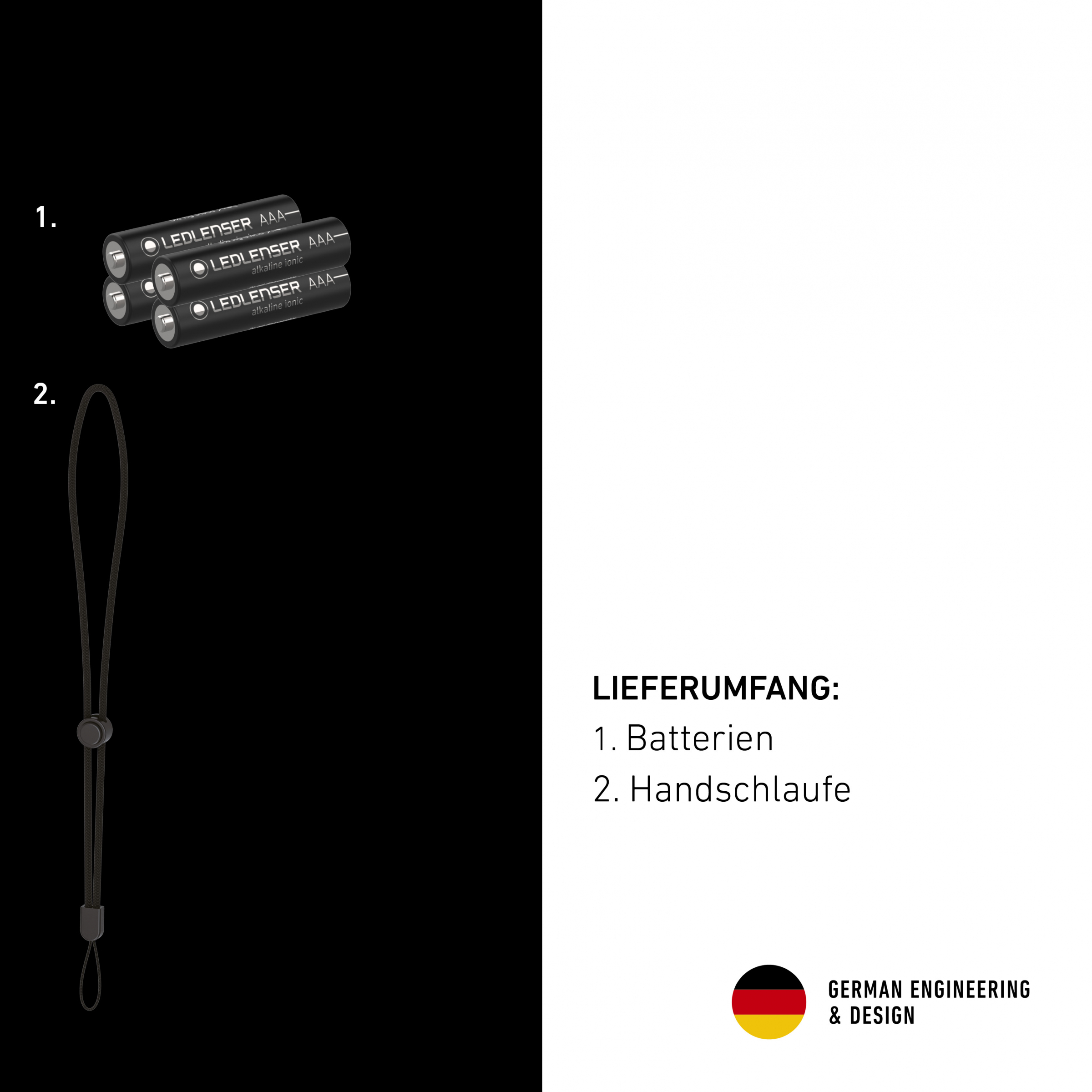 Led Lenser Taschenlampe P7 Core inkl. 4 x AAA