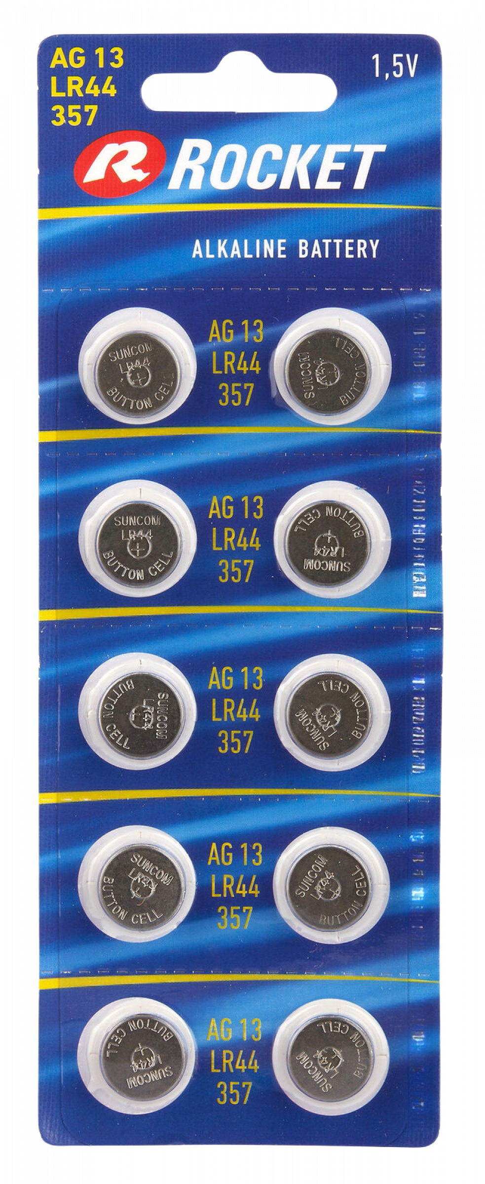 Rocket Alkaline AG13-LR44-LR1154-357 - 10er Blister