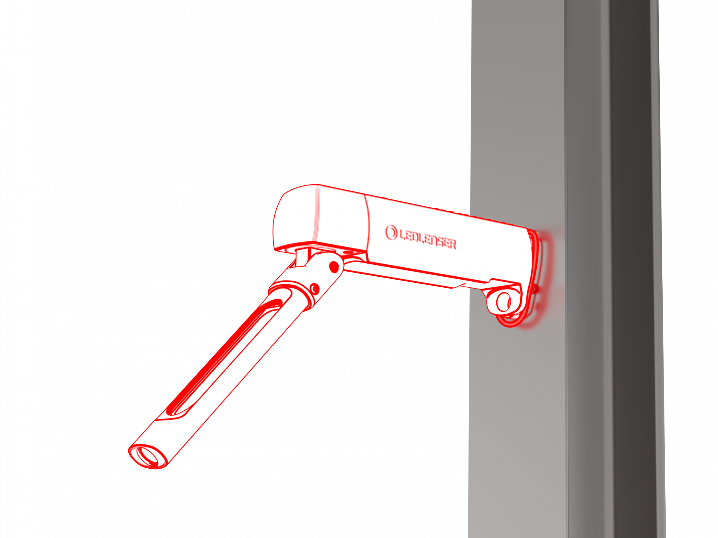 Led Lenser Arbeitsleuchte W7R Work inkl. Akku