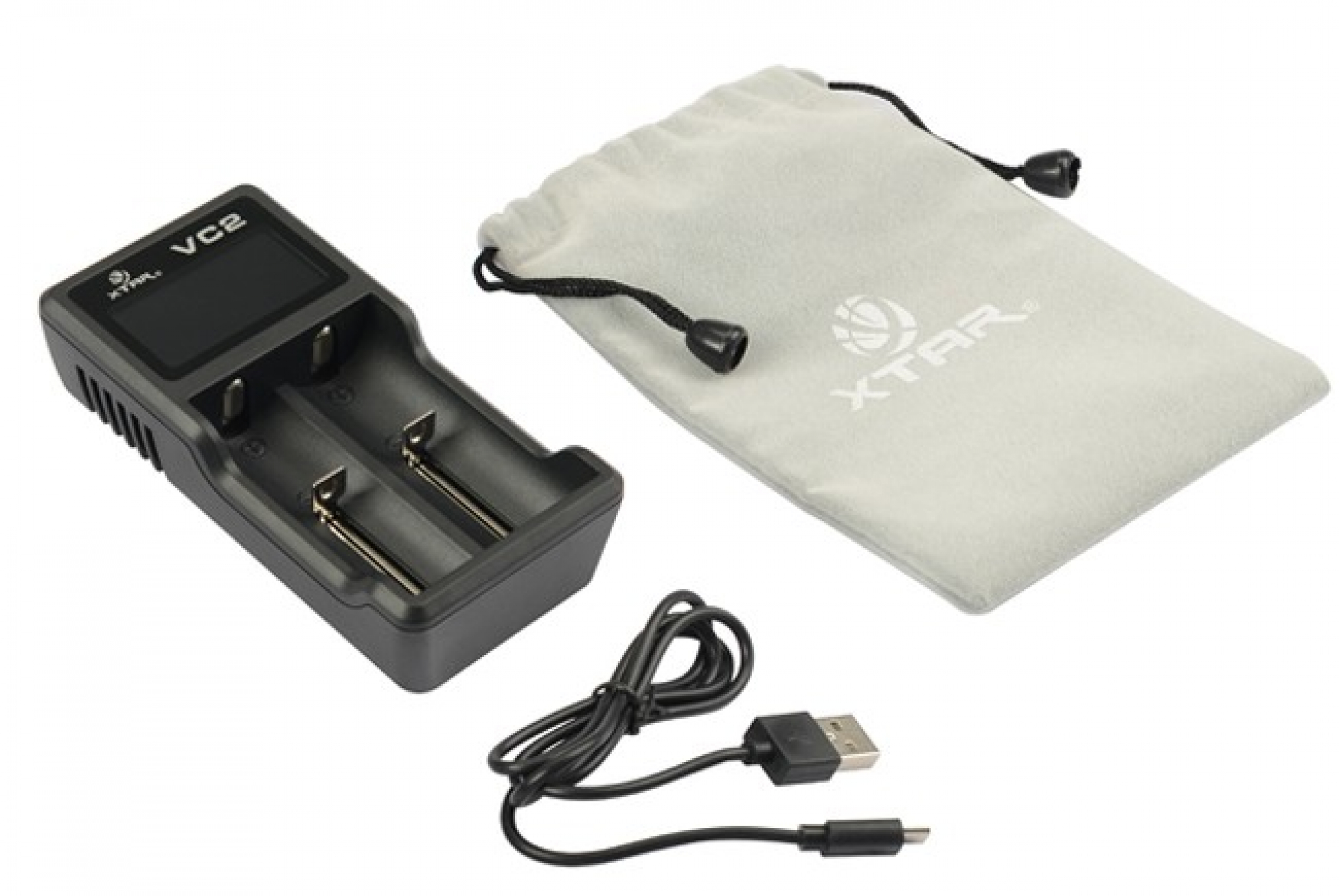 XTAR Charger VC2 für 2 x 18650 Li-Ion Base