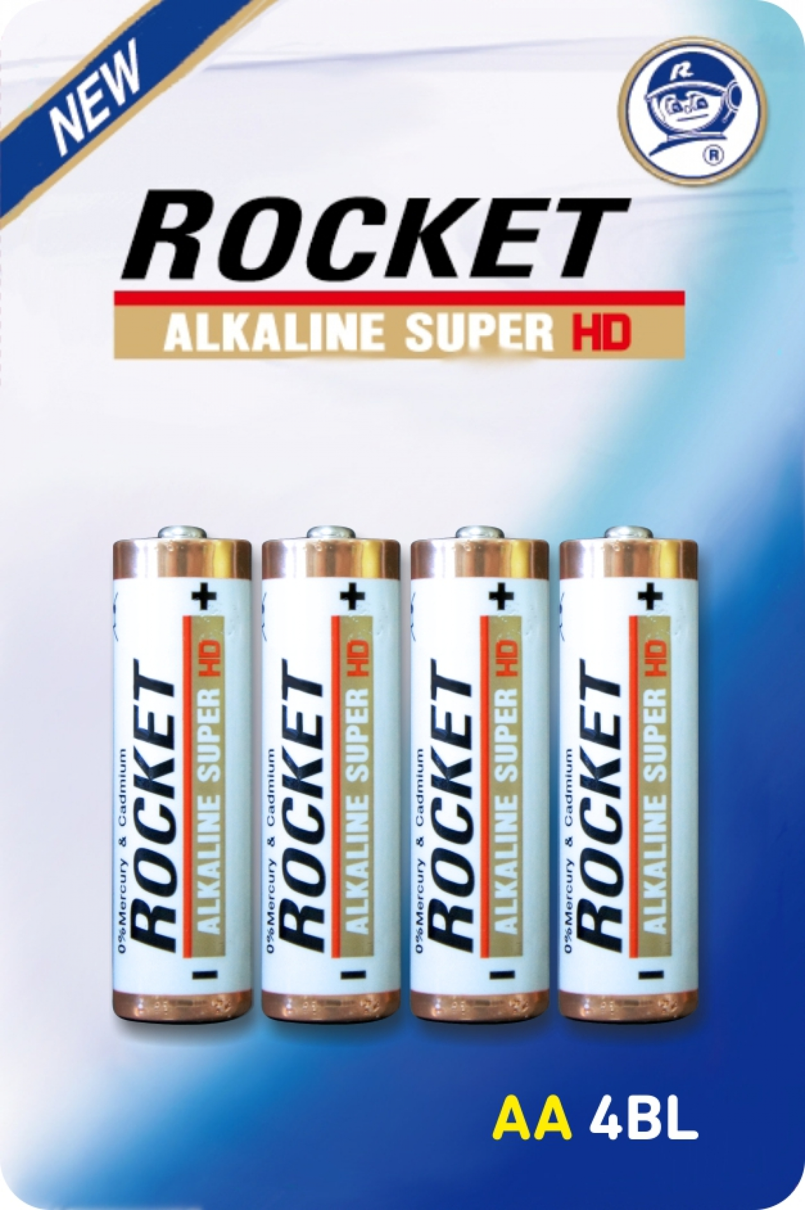 Rocket Premium HD Alkaline 4706-LR06-AA-Mignon 4er Blister