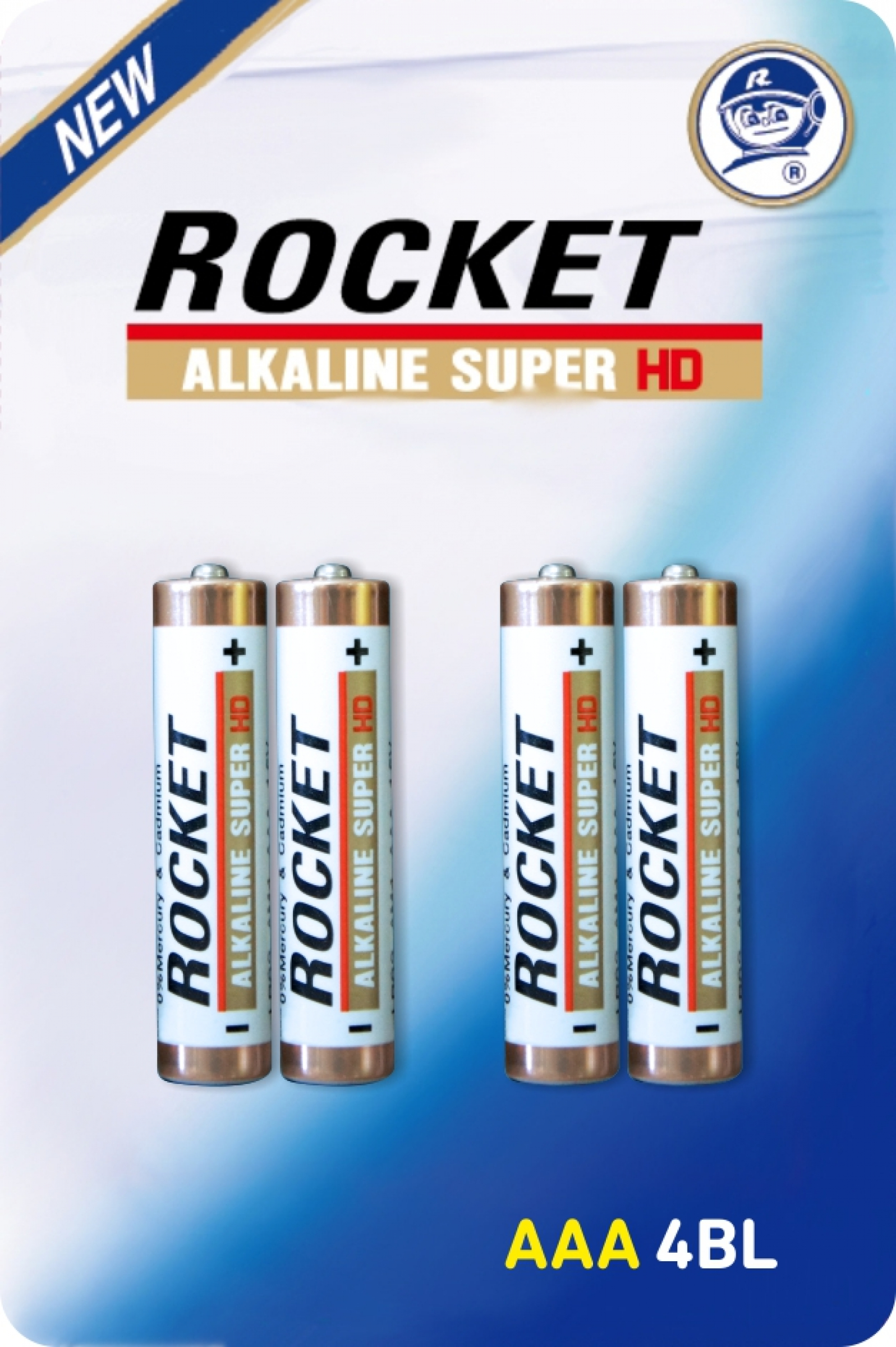 Rocket Premium HD Alkaline 4703-LR03-AAA-Micro - 4er Blister