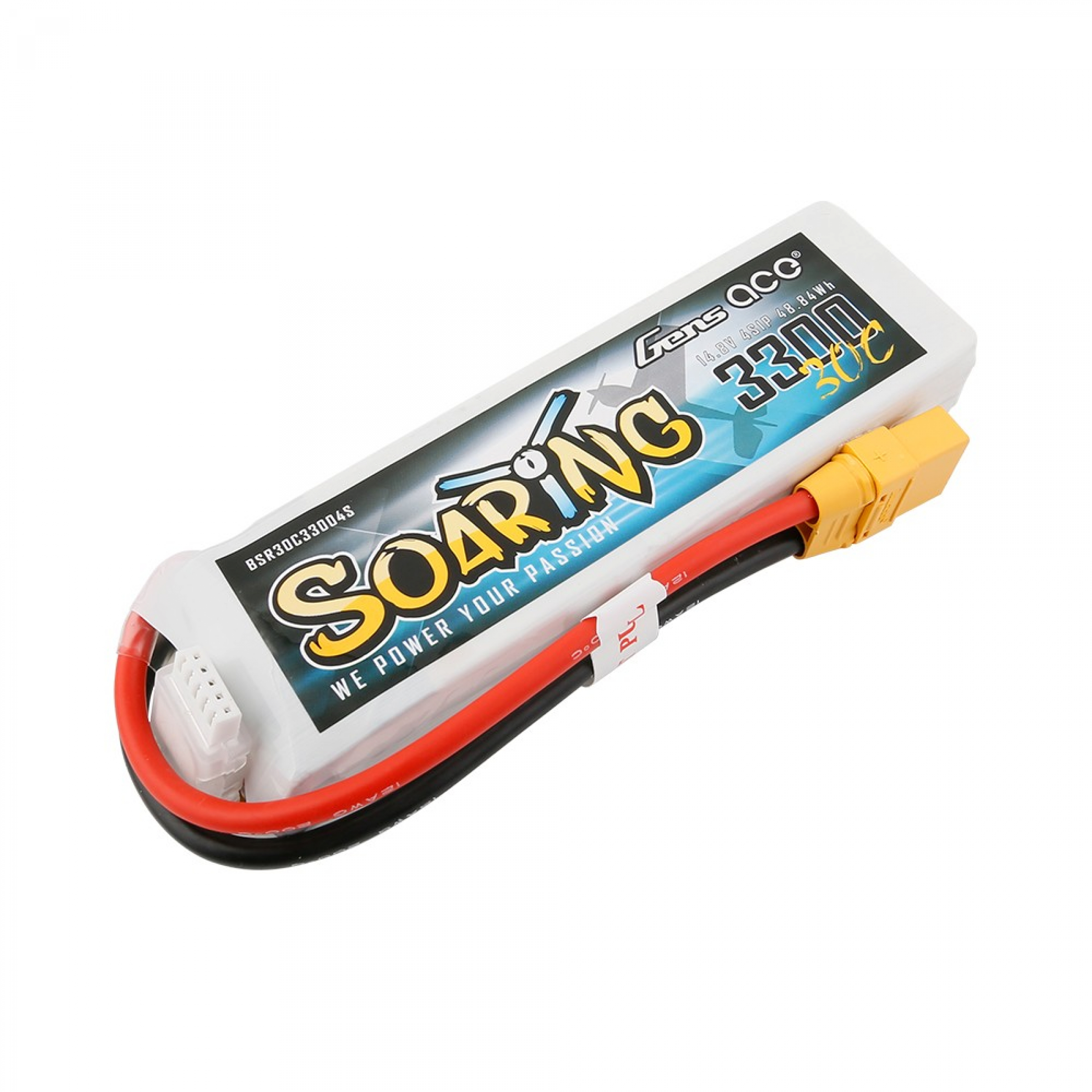 Grepow Soaring 3300mAh 14,8V 30C 4S1P Lipo Akku mit XT90 Stecker
