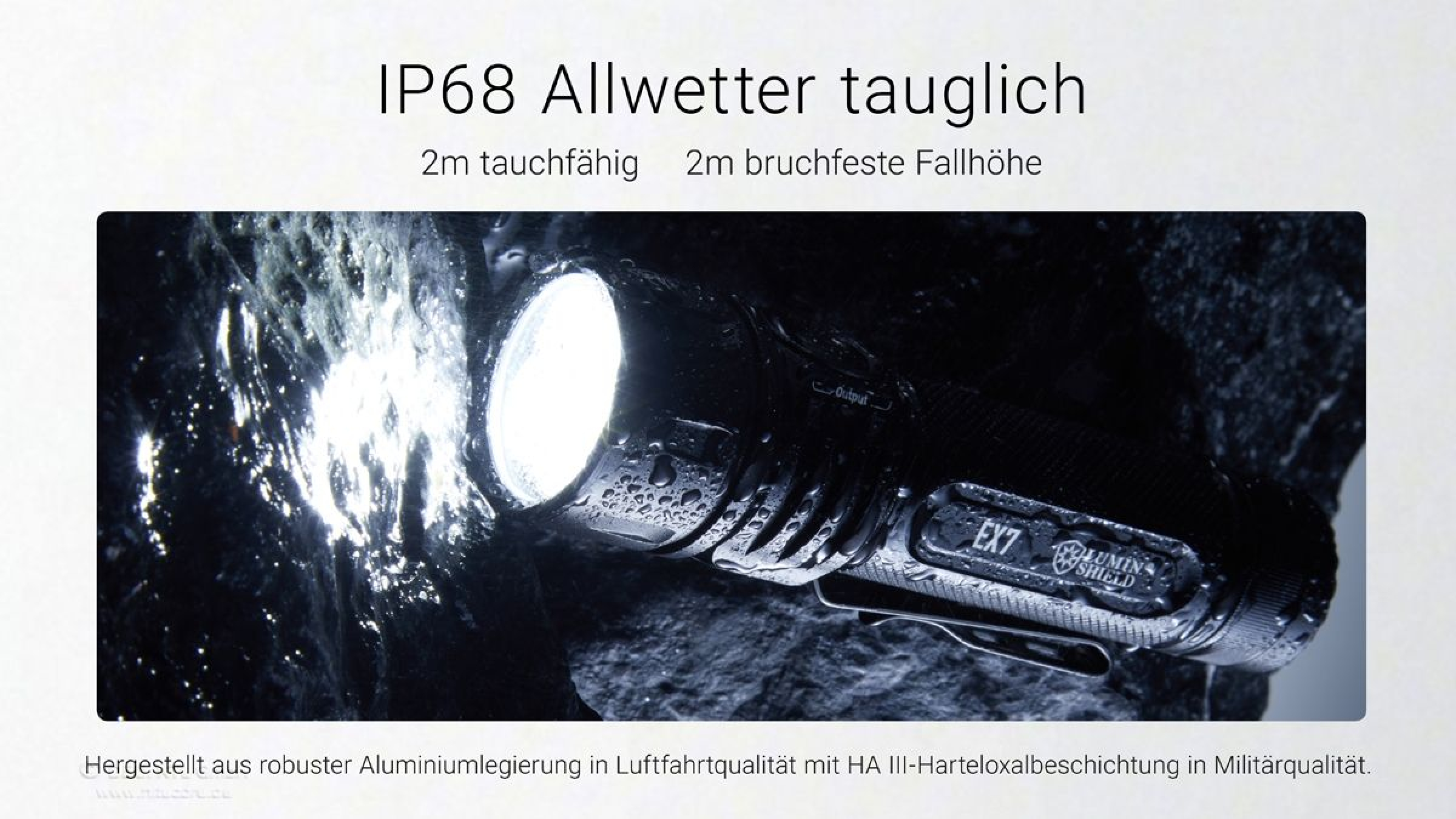 Nitecore Taschenlampe EX7 6000 Lumen