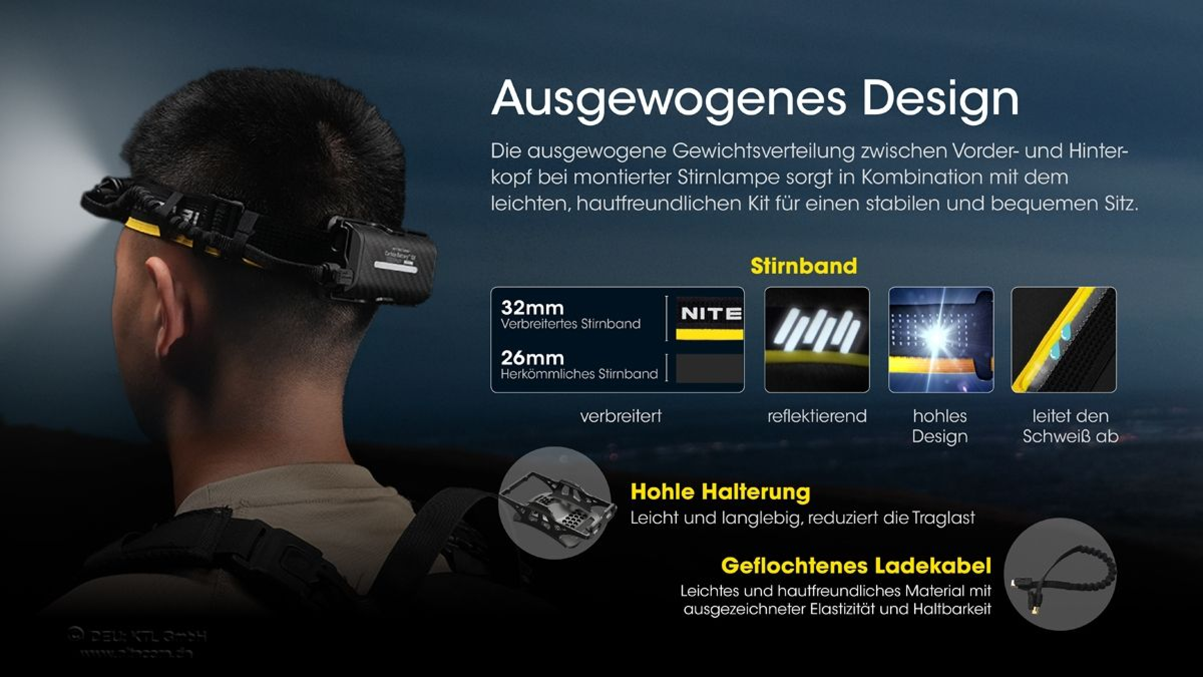 Nitecore CB12K KIT - Extension Kit für NU40, NU43, NU45, NU50, NU53, HC60 UHE, HC65 UHE, HC70 UHE