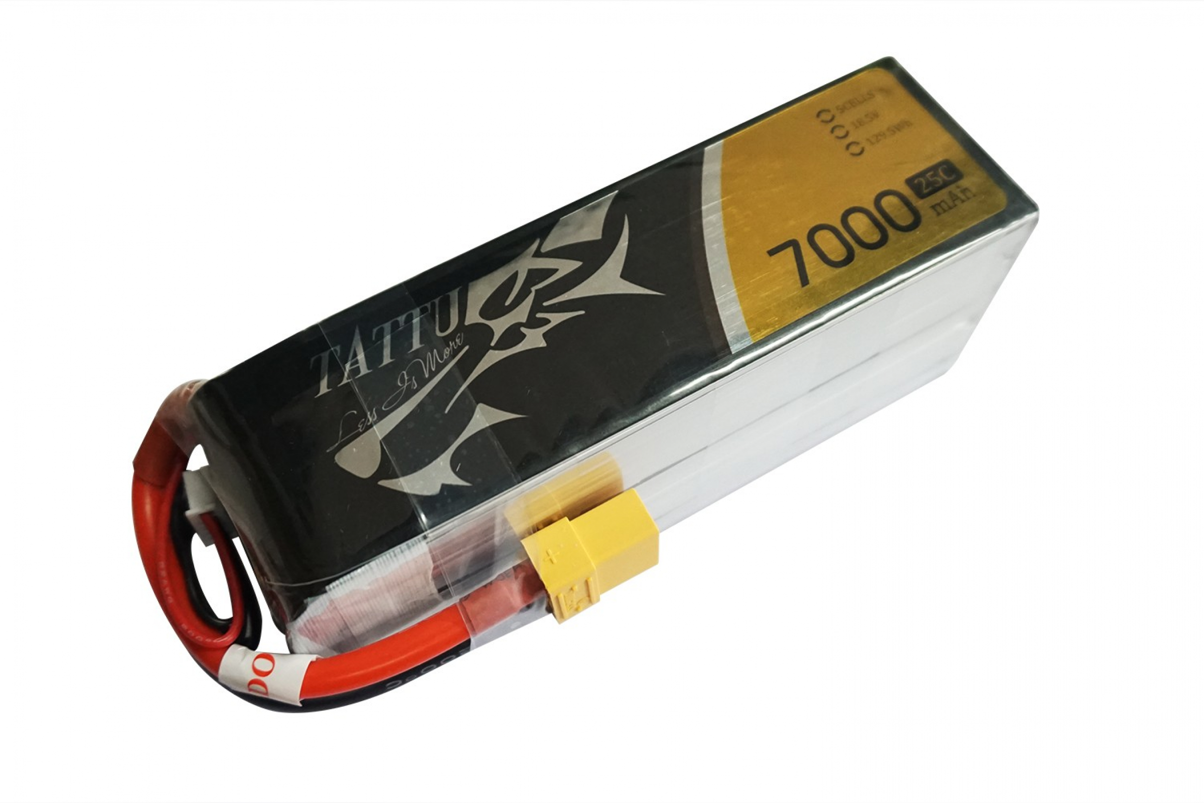 Tattu 7000mAh 18,5V 25C 5S1P Lipo Akku mit XT90 Stecker
