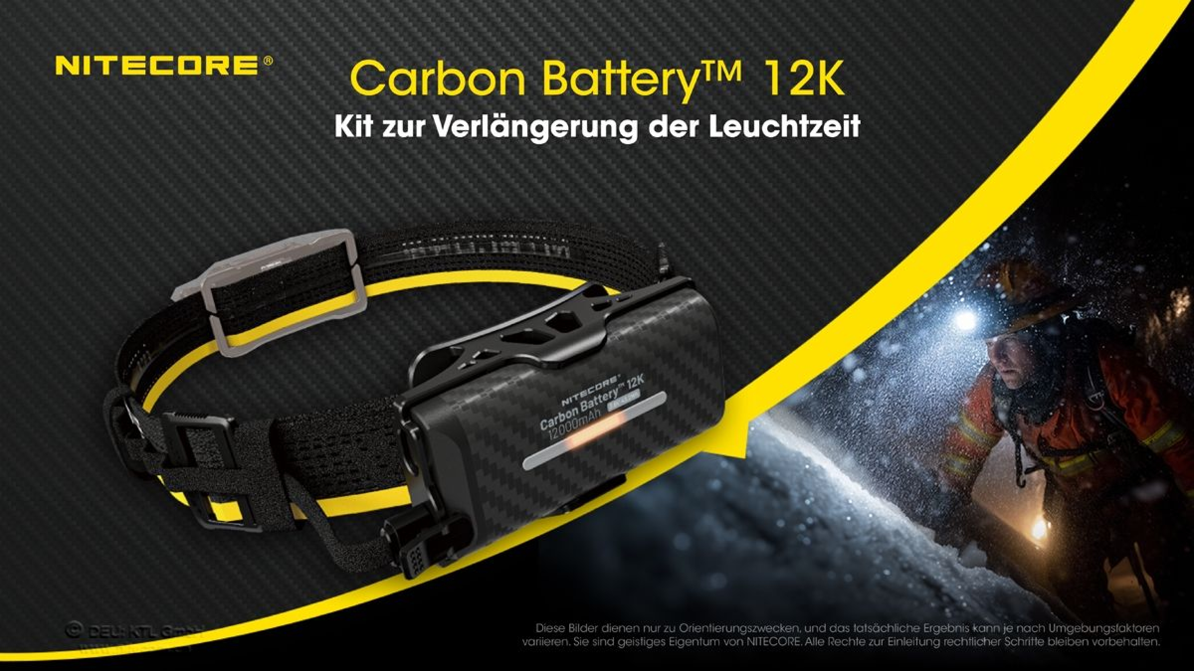 Nitecore CB12K KIT - Extension Kit für NU40, NU43, NU45, NU50, NU53, HC60 UHE, HC65 UHE, HC70 UHE