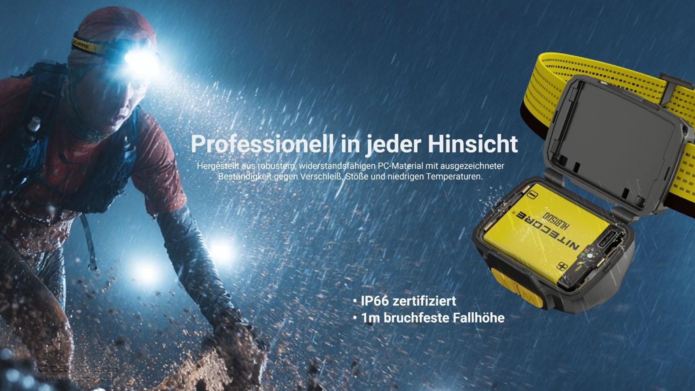 Nitecore Stirnleuchte UT27 MCT - 800 Lumen, MCT, inkl. HLB1500