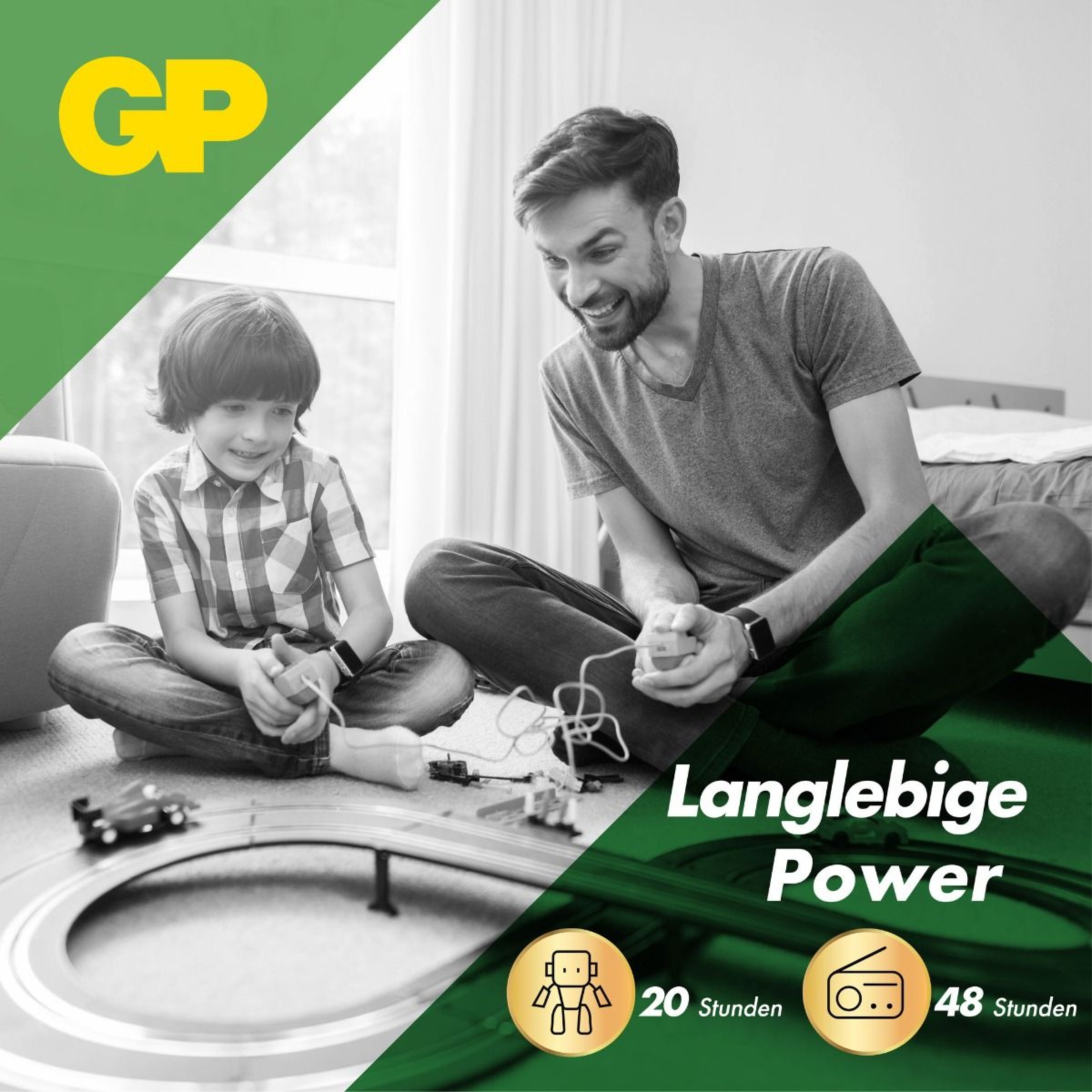 GP Super Alkaline 6LR61-E522-9V-E-Block - 1er Blister
