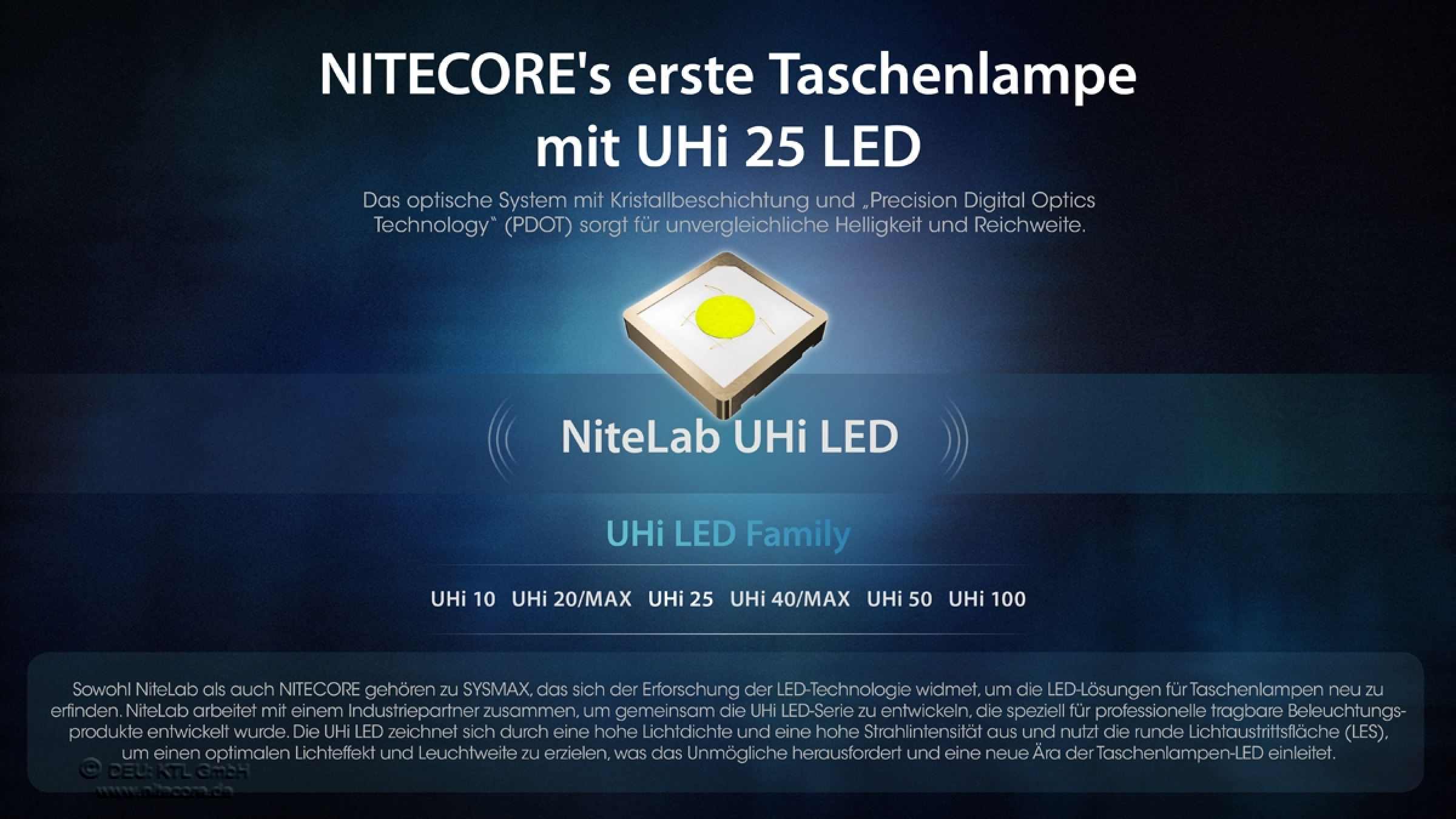 Nitecore Taschenlampe MT1A Pro - 800 Lumen