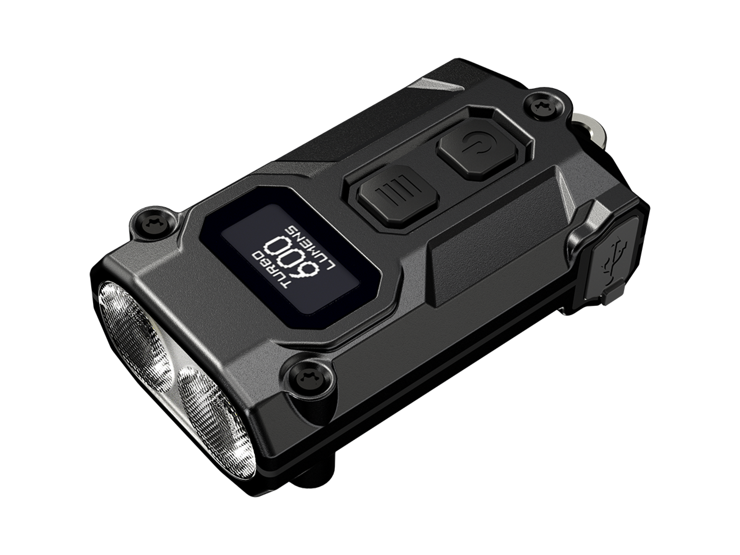 Nitecore Taschenlampe TINI 3 schwarz - 600 Lumen, OLED-Display