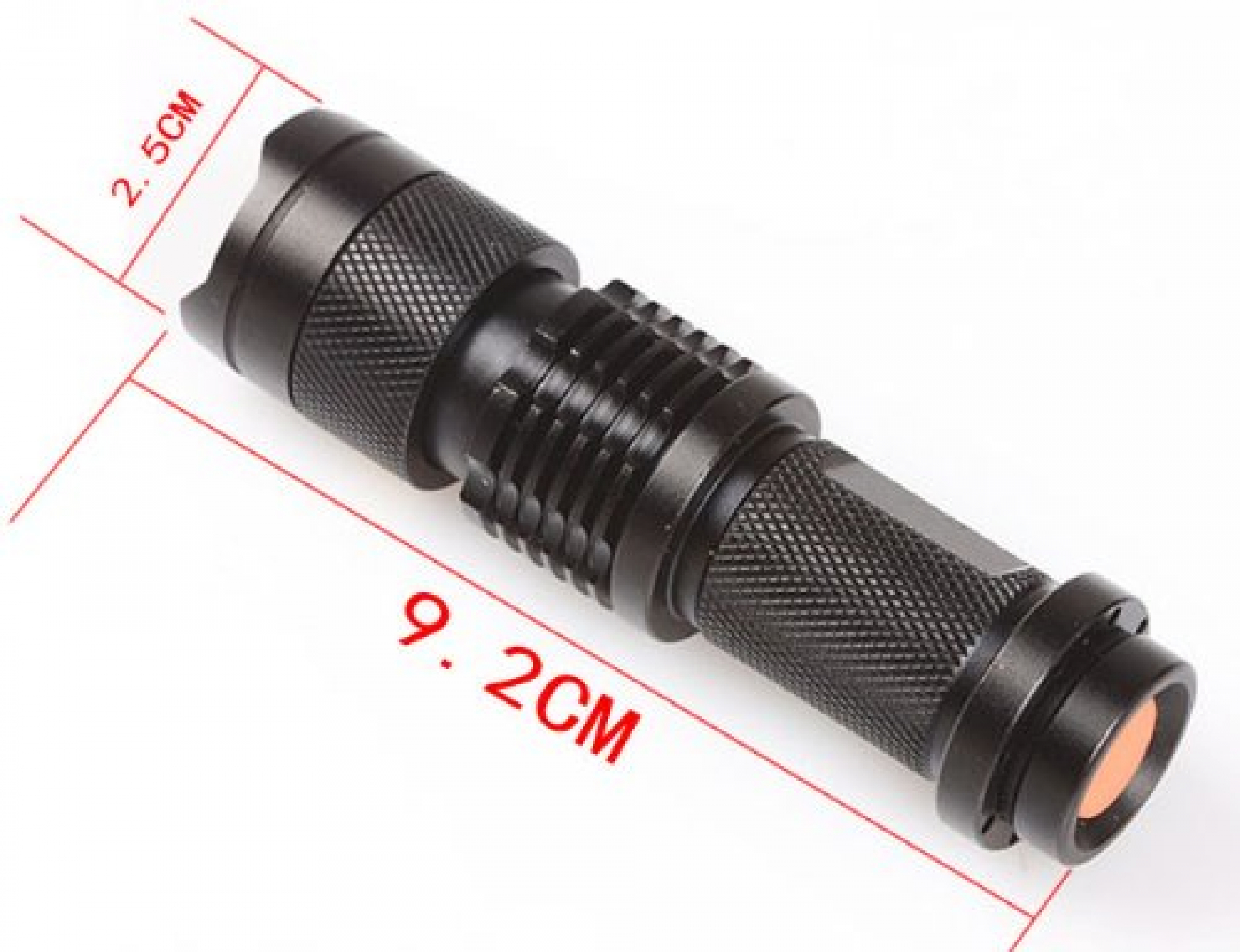 INFINIO Mini R3 LED fokus Cree Q5 290 Lumen, umweltfreundliche Verpackung