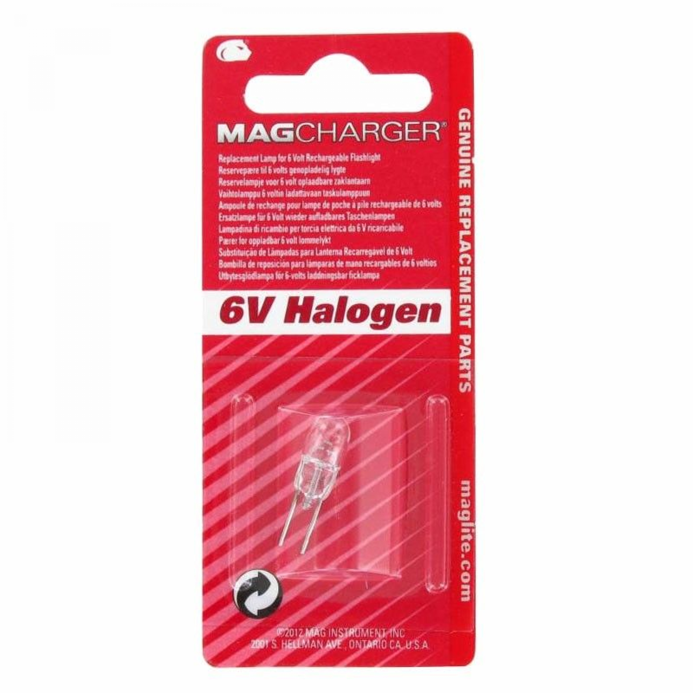 Maglite LR00001 G4 Halogenleuchtmittel Magcharger 8,4 Watt 6V