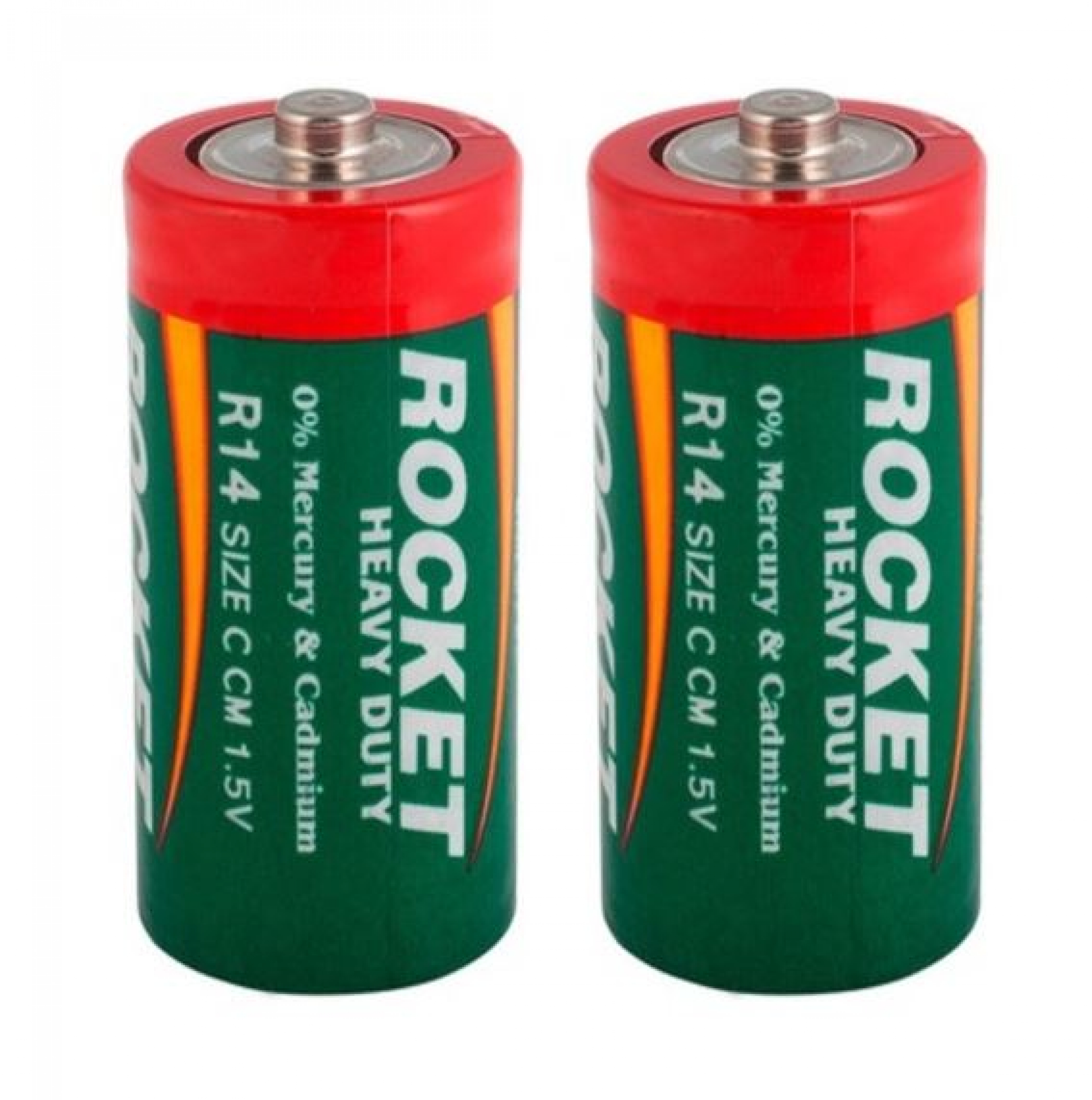 ROCKET Heavy Duty Green R14 C Baby 2er Folienpack