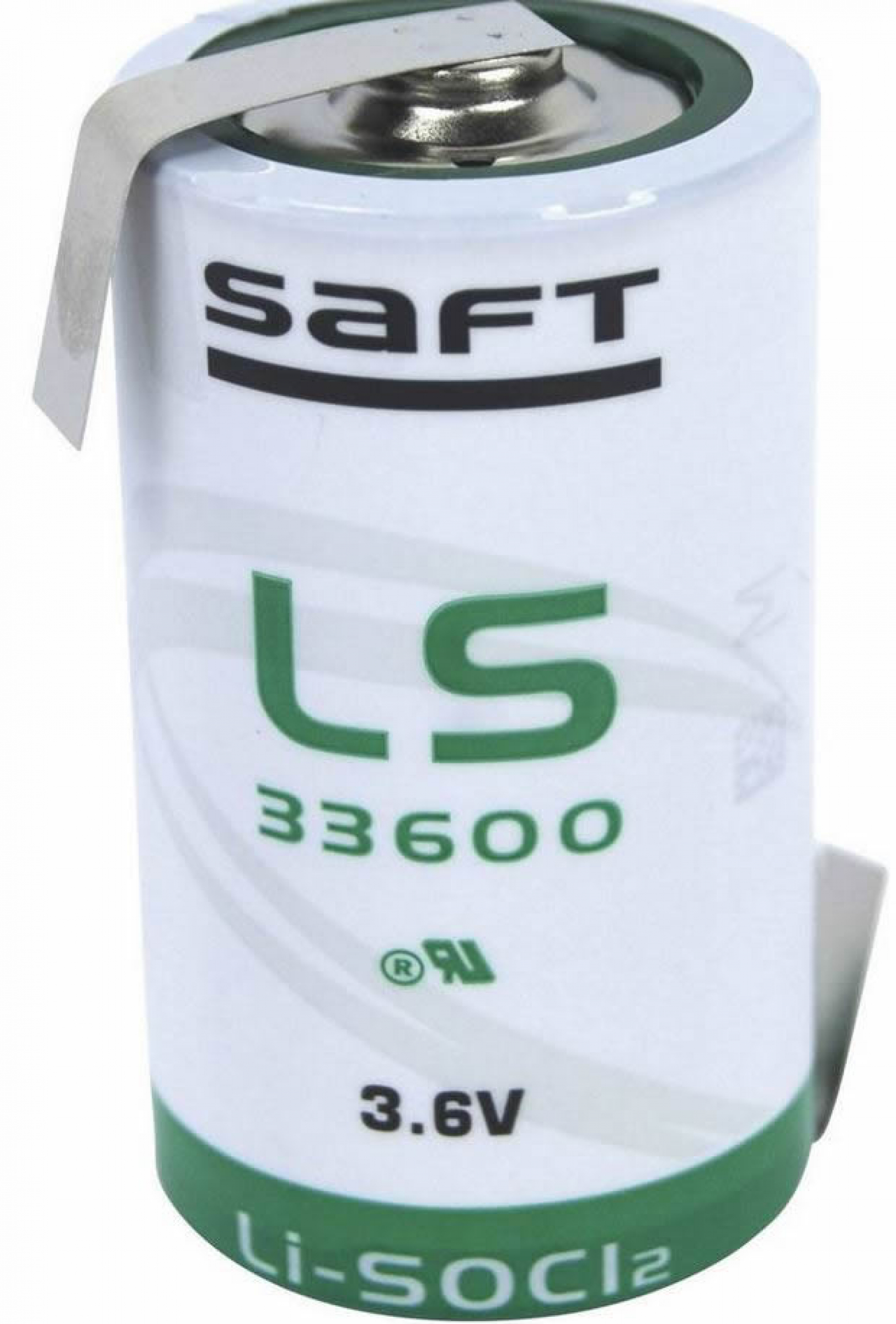 Saft LS33600 ER-D Mono Lithium-Thionylchlorid 3,6V Z-Fahne