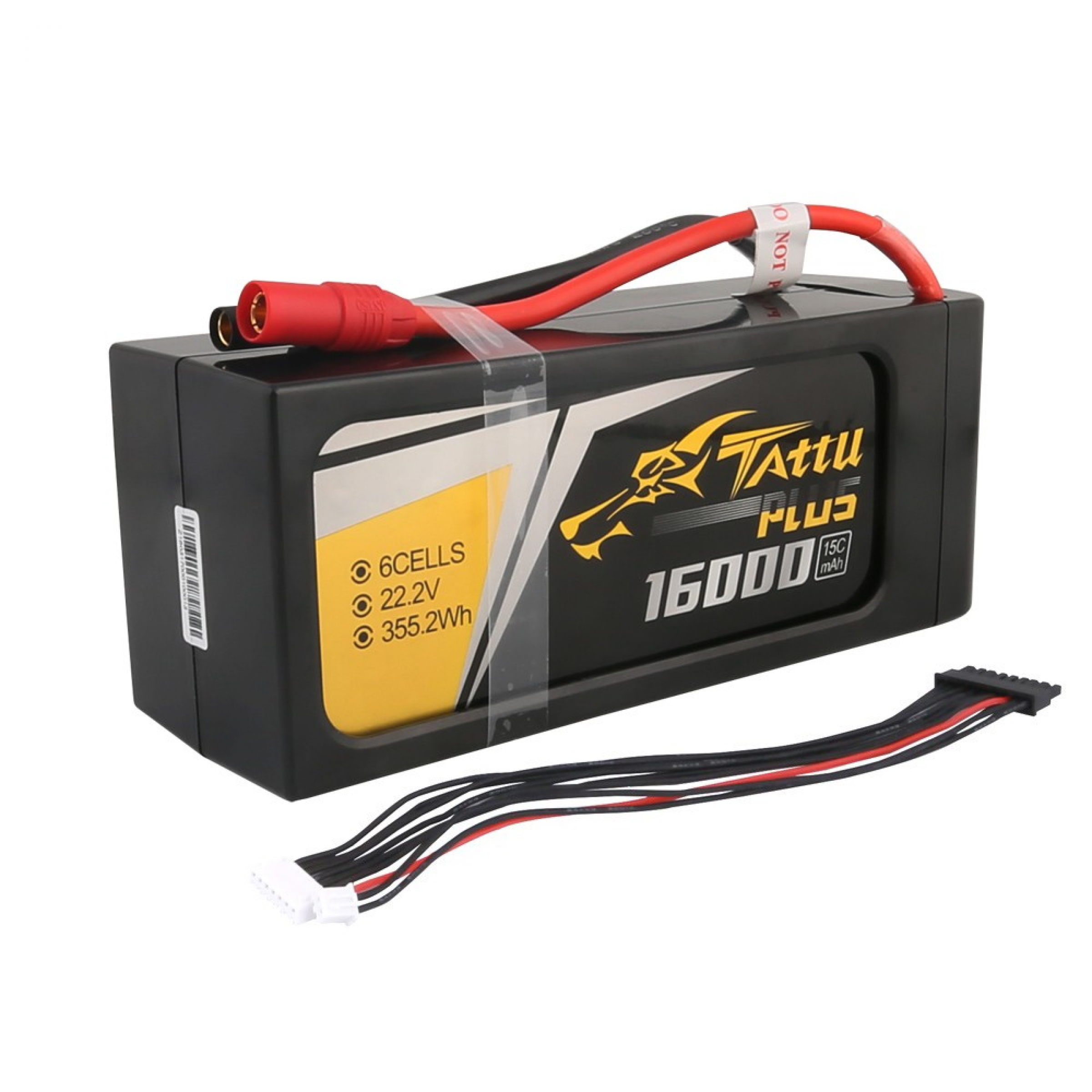 Tattu 22.2V 15C 6S1P 16000mah Lipo Akkupack XT150+AS150
